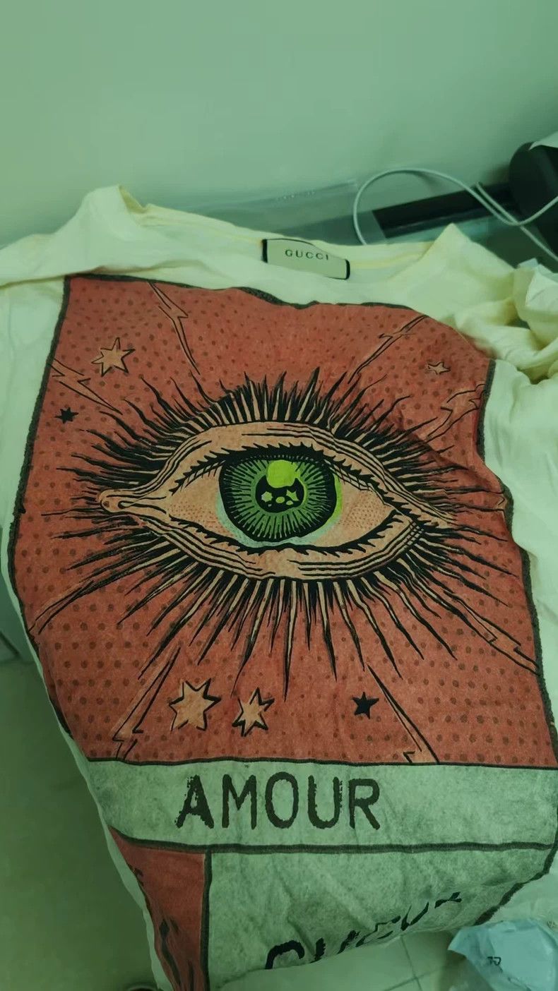Gucci Gucci Devil's Eye short-sleeved T-shirt 2502-Nextarrow Size US XS / EU 42 / 0 - 1 Thumbnail