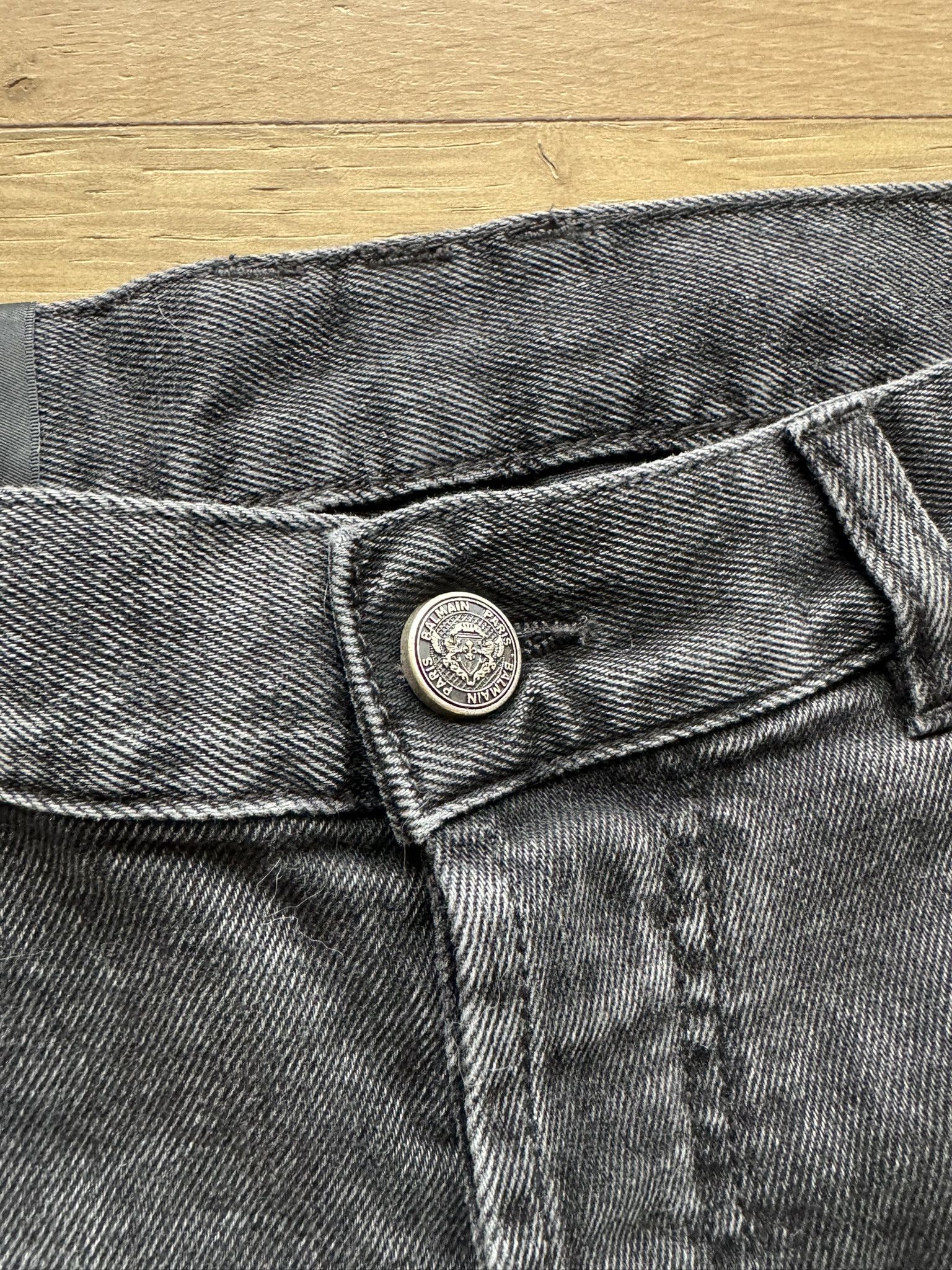 Balmain BALMAIN BIKER DENIM PANTS Size US 32 / EU 48 - 2 Thumbnail