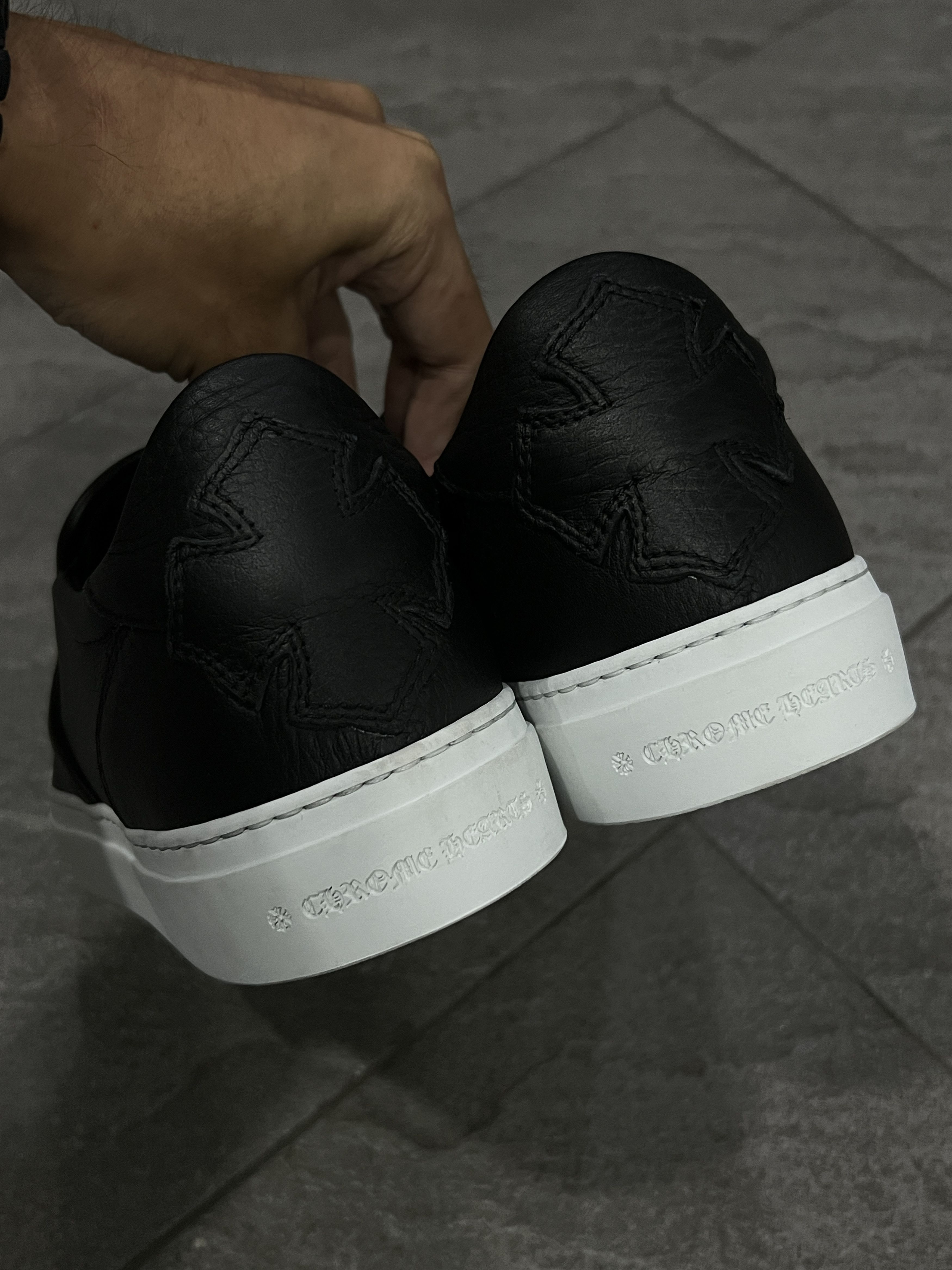 Chrome Hearts Chrome Hearts Dagger Slip On Sneakers Black 41 Size US 8 / EU 41 - 7 Thumbnail