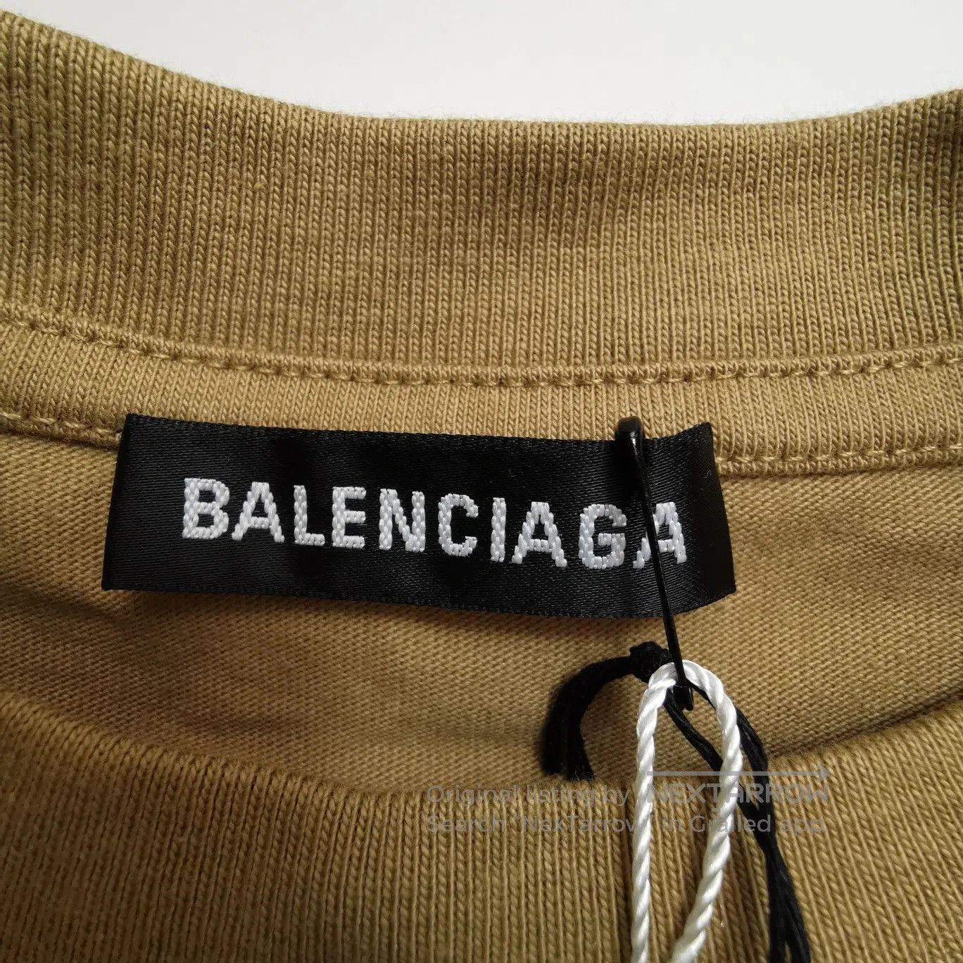 Balenciaga Balenciaga Cotton Logo Crewneck T-Shirt M. Size US M / EU 48-50 / 2 - 4 Thumbnail