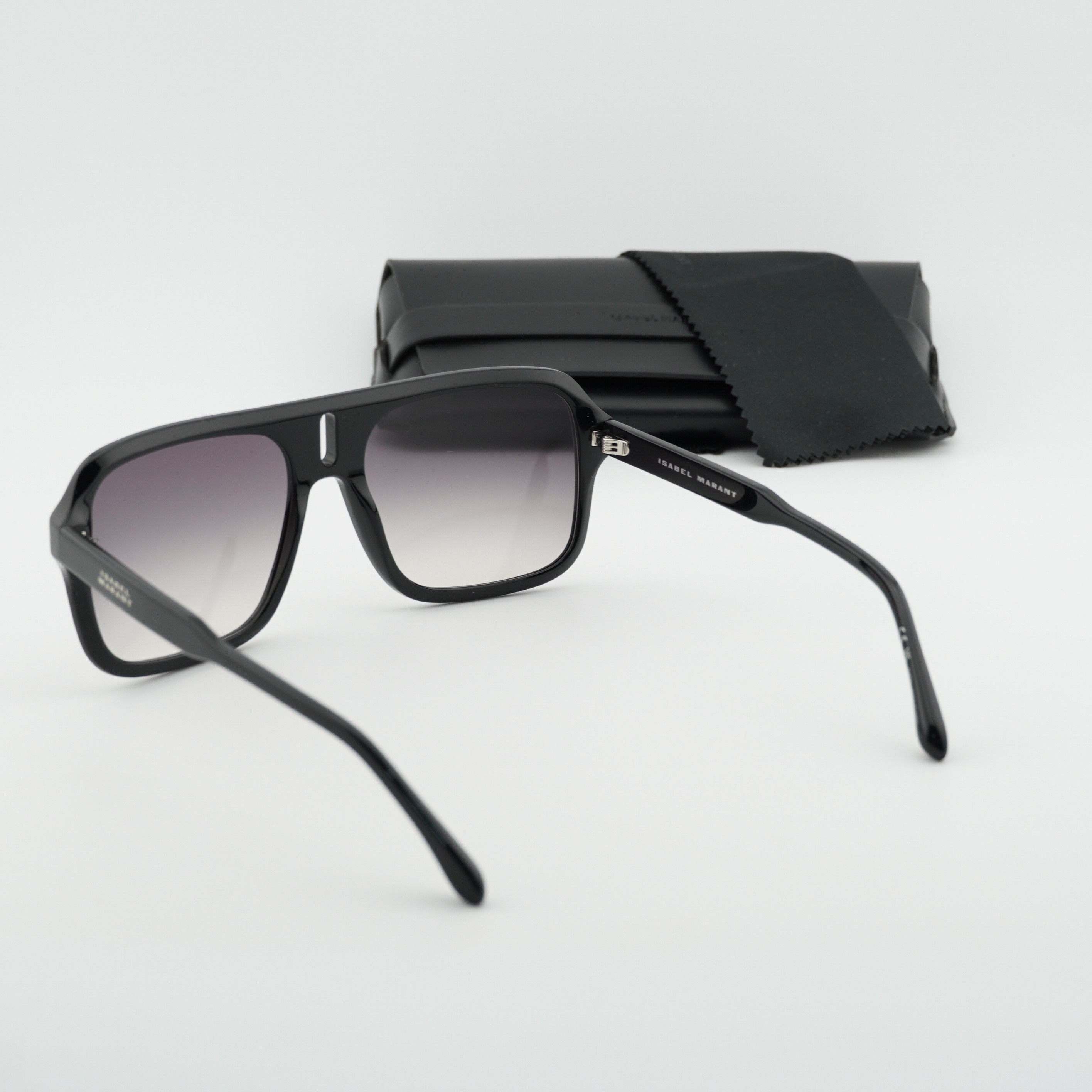 Isabel Marant Isabel Marant IM 0125/S 0807 9O Sunglasses Black Square Size ONE SIZE - 9 Thumbnail