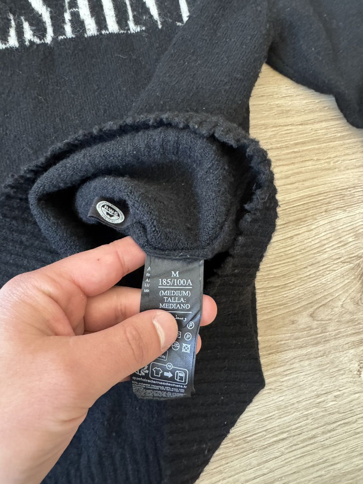 Allsaints Allsaints Luka Saints Crew Big Logo Wool Sweater Size US M / EU 48-50 / 2 - 6 Thumbnail