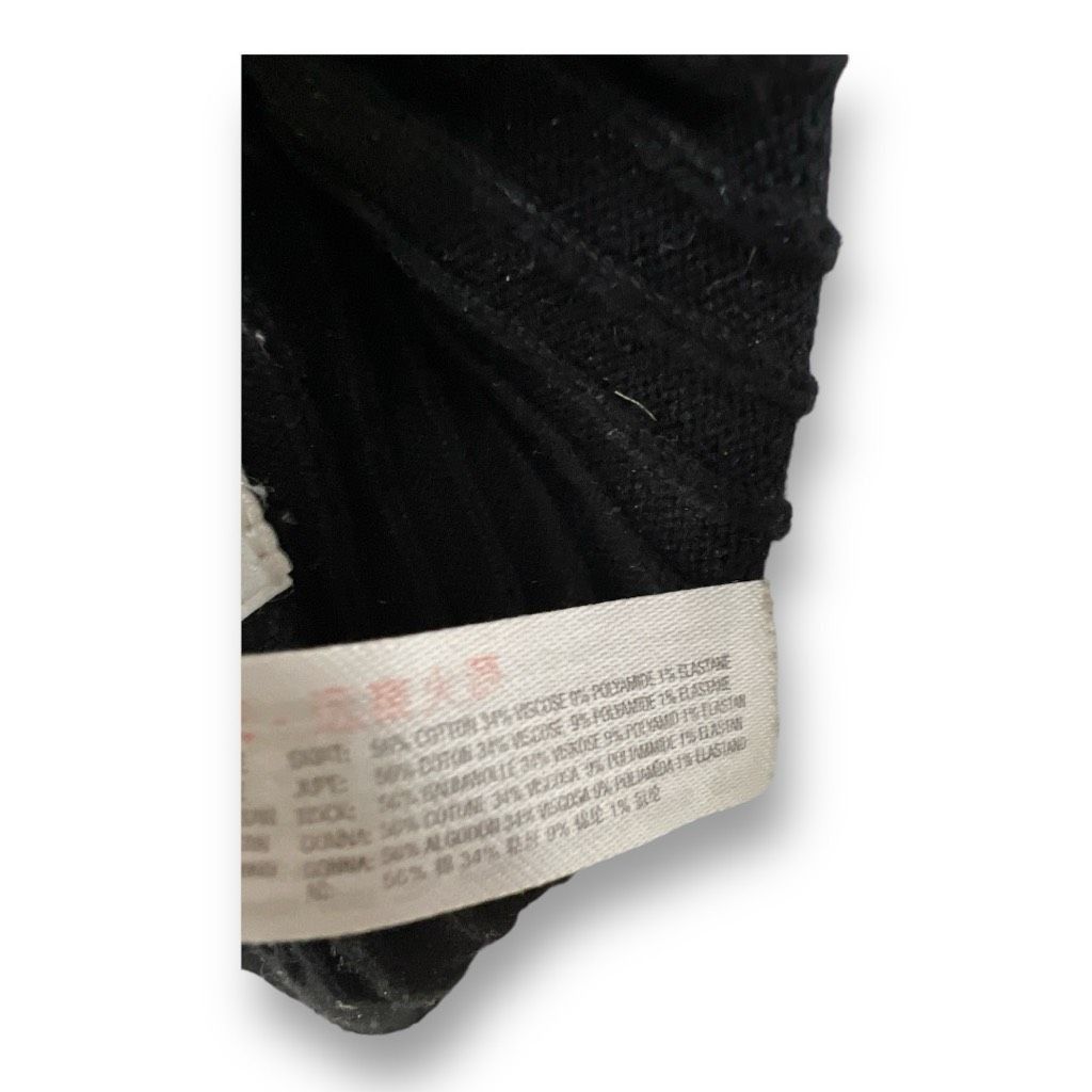 Free People Free People Ribbed Knit Black Cropped Top Size Extra Small Size XS / US 0-2 / IT 36-38 - 4 Thumbnail