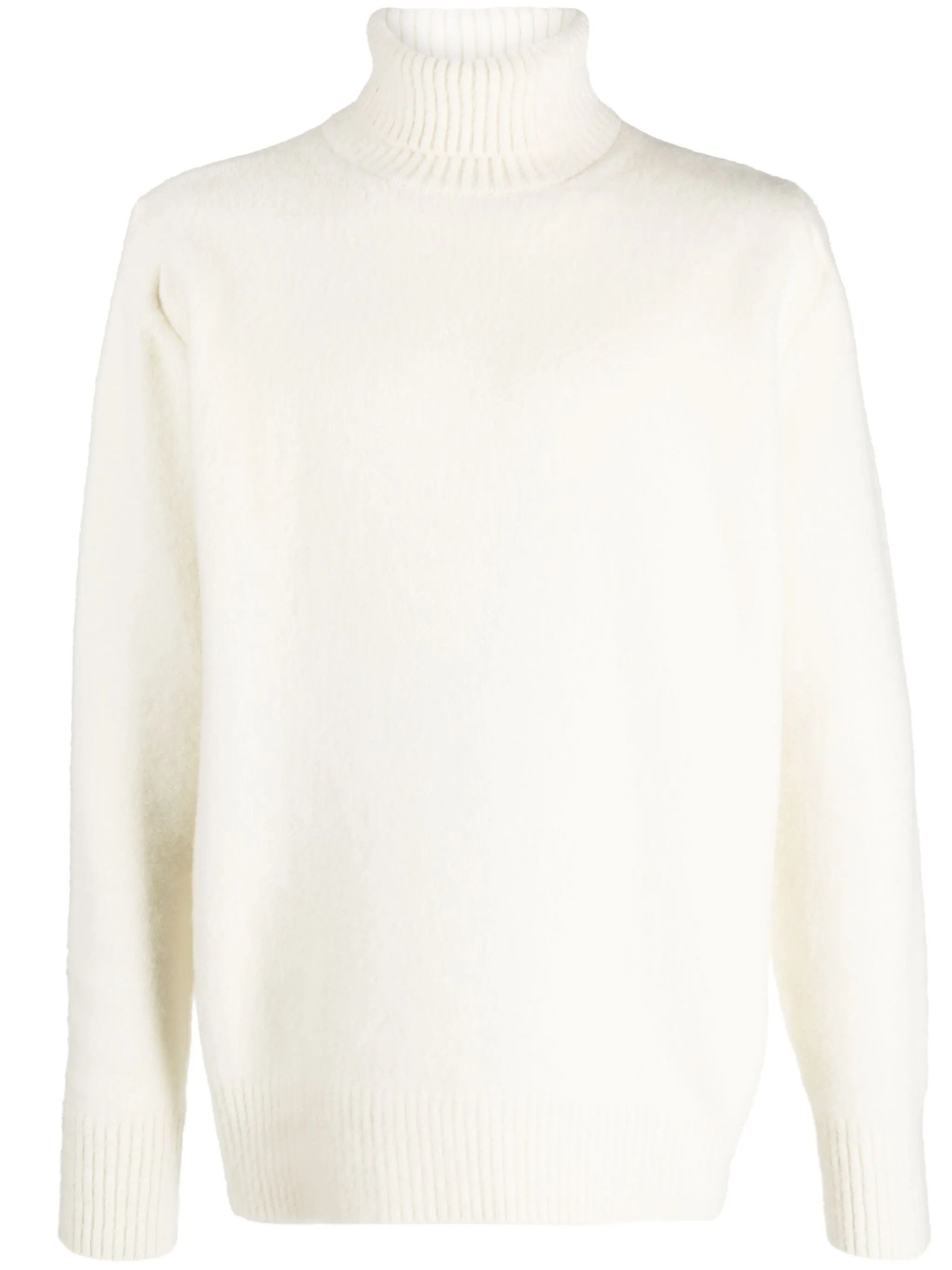 OAMC o1y0225 Turtleneck Sweatshirt in Cream Size US L / EU 52-54 / 3 - 1 Thumbnail