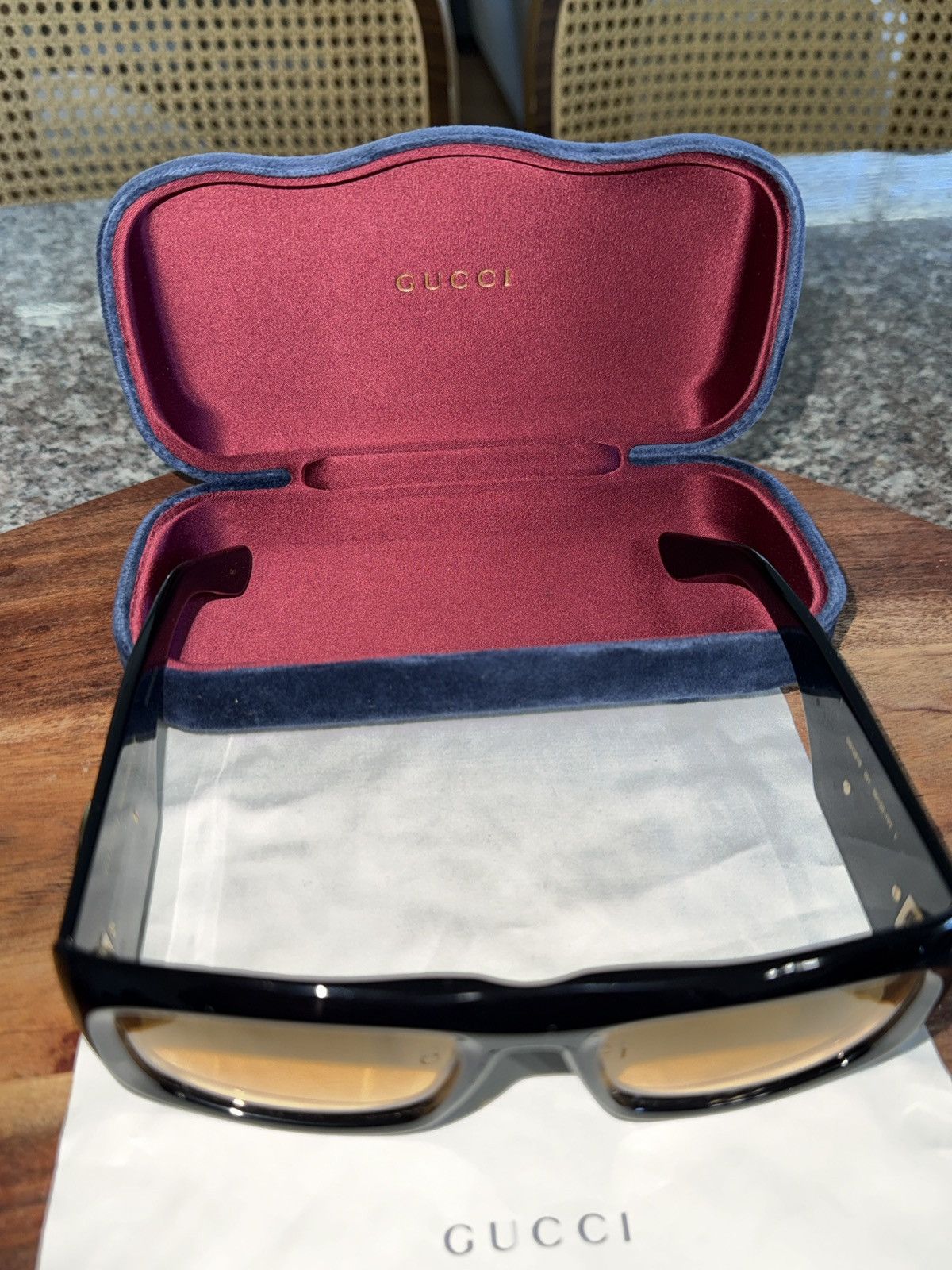 Gucci Gucci GG1215S 004 Sunglasses Black Frame Size ONE SIZE - 7 Thumbnail
