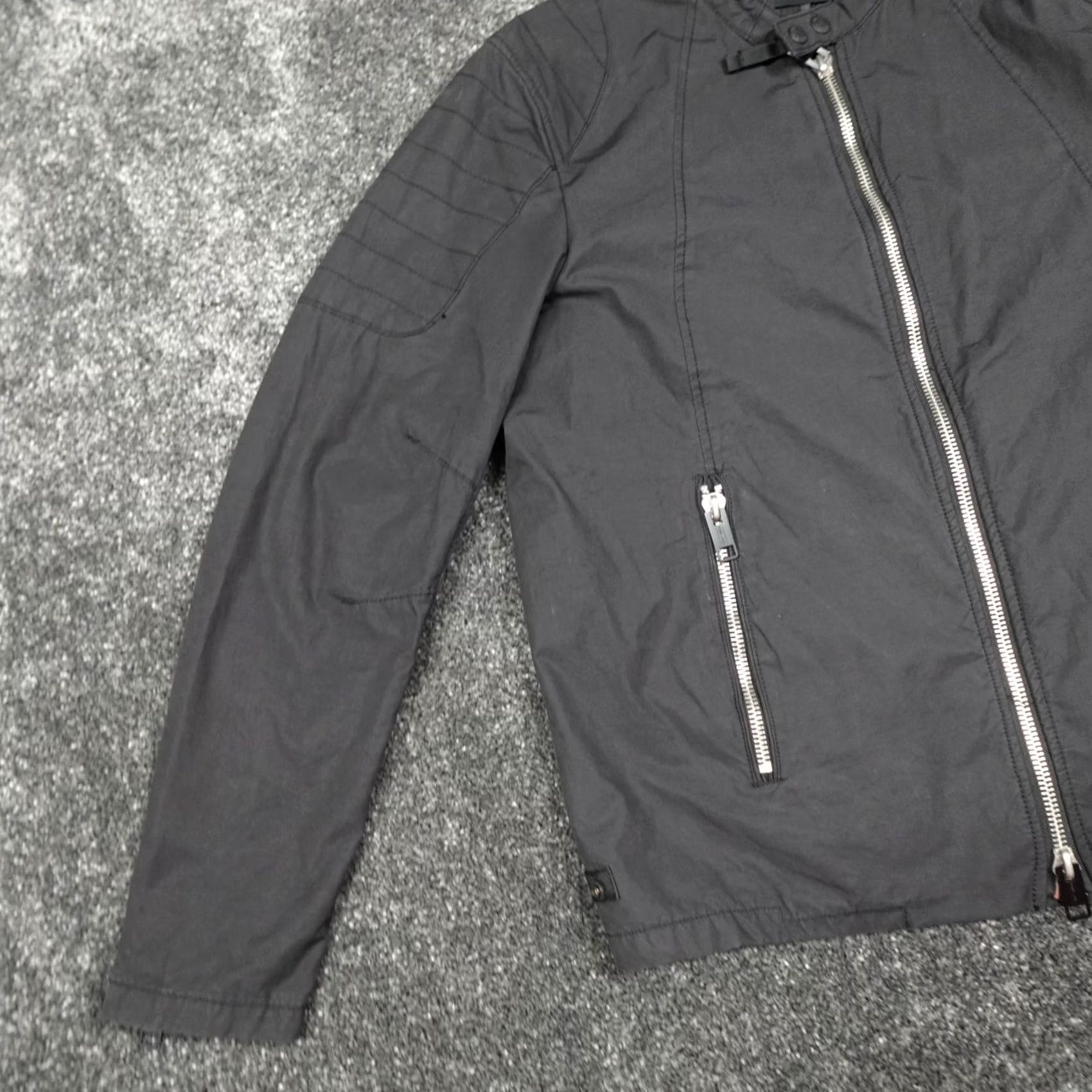 Replay Replay Bomber Jacket Black Size XL Biker Men's Coat Shirt Size US XL / EU 56 / 4 - 3 Thumbnail
