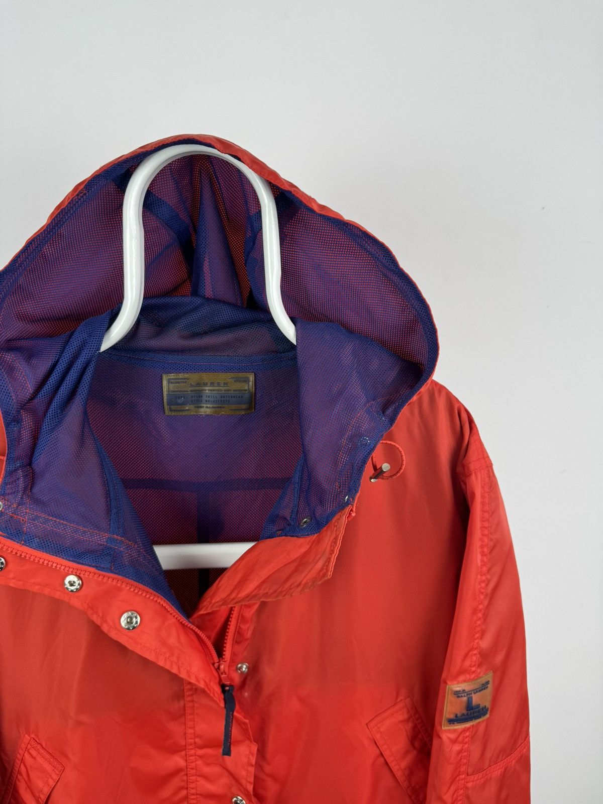 Polo Ralph Lauren Vintage Lauren Ralph Lauren Orange Rain Coat Jacket Size US L / EU 52-54 / 3 - 5 Thumbnail