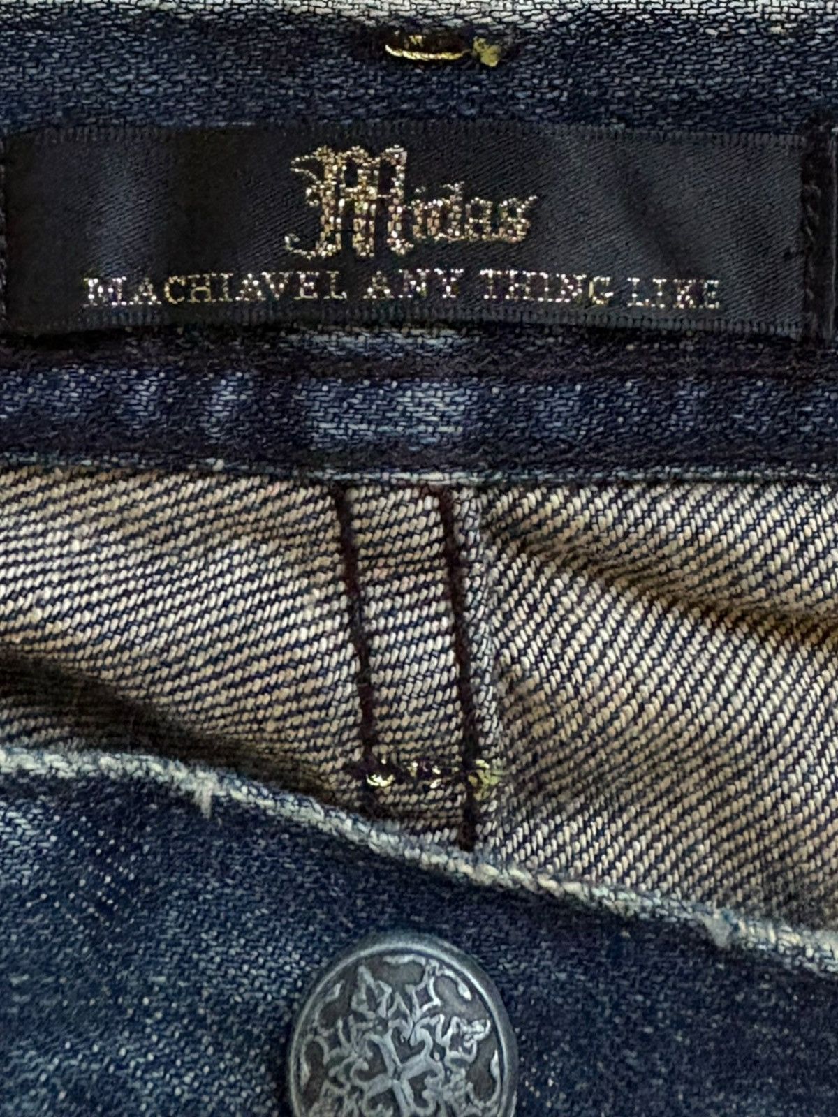 Japanese Brand Vintage Japanese MIDAS Mud Wash Distressed Flare Jeans Size 32" / US 10 / IT 46 - 3 Thumbnail
