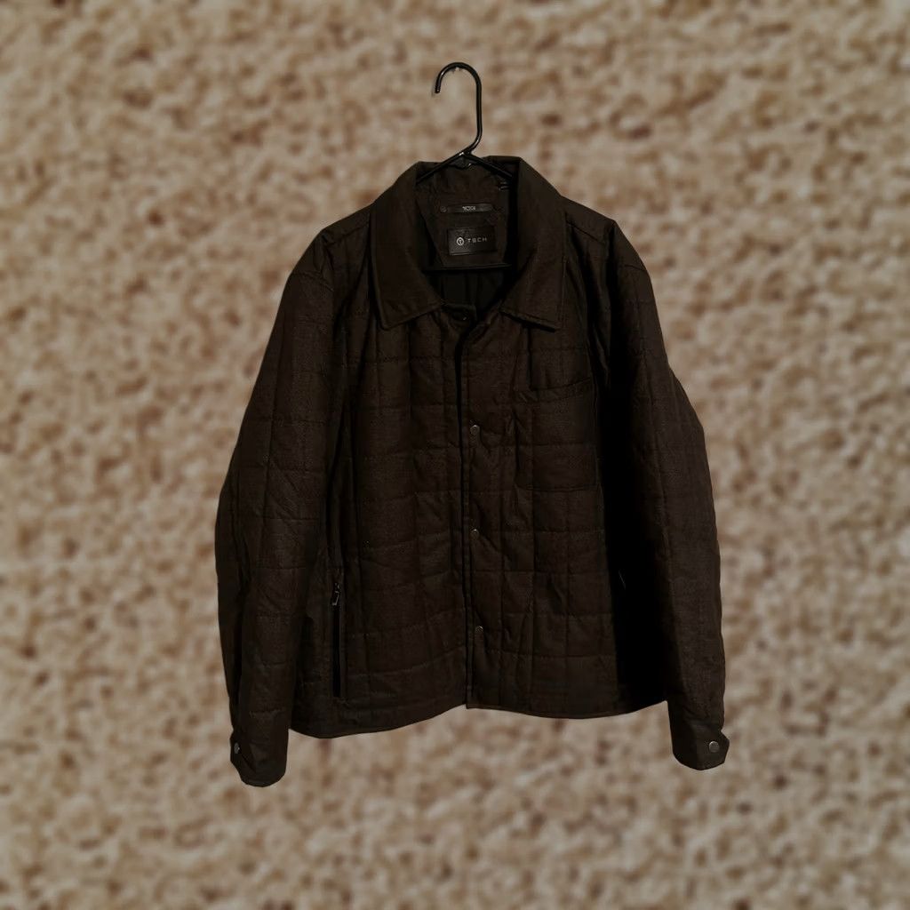Tumi TUMI T-Tech Quilted Jacket Olive Green Brown Insulated Coat - Men's 2XL XXL Jacket Regular Size US XXL / EU 58 / 5 - 1 Thumbnail