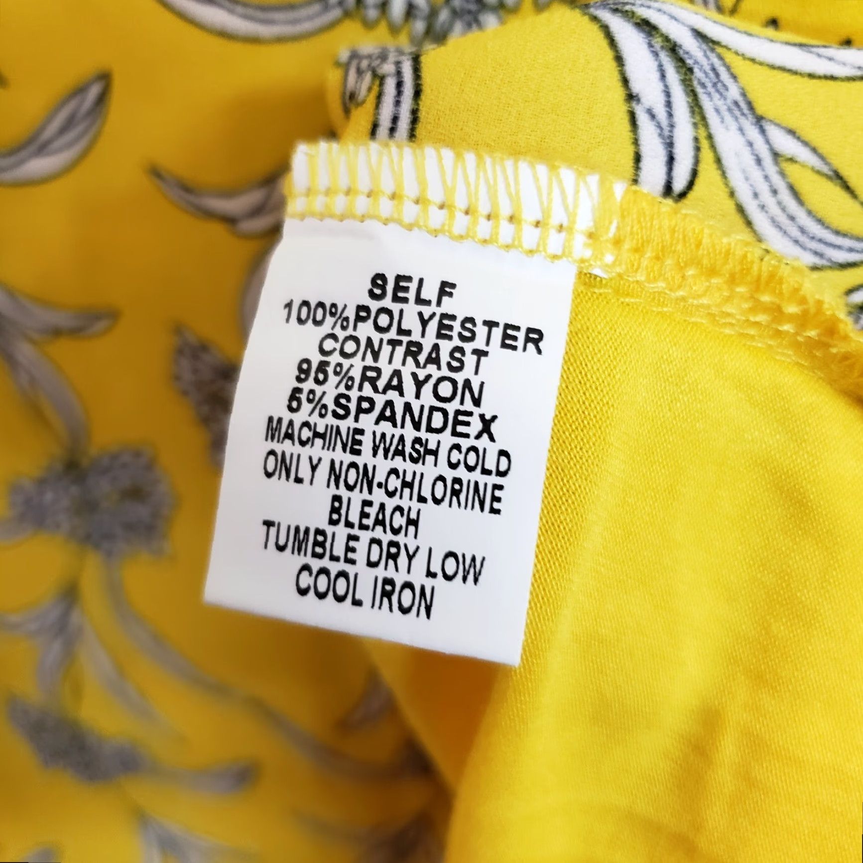 Vintage Papermoon Womens Blouse Fayette Mixed Material Sz S Yellow Floral Shirt Sleeveless Pullover VINTAGE No Size S / US 4 / IT 40 - 5 Thumbnail