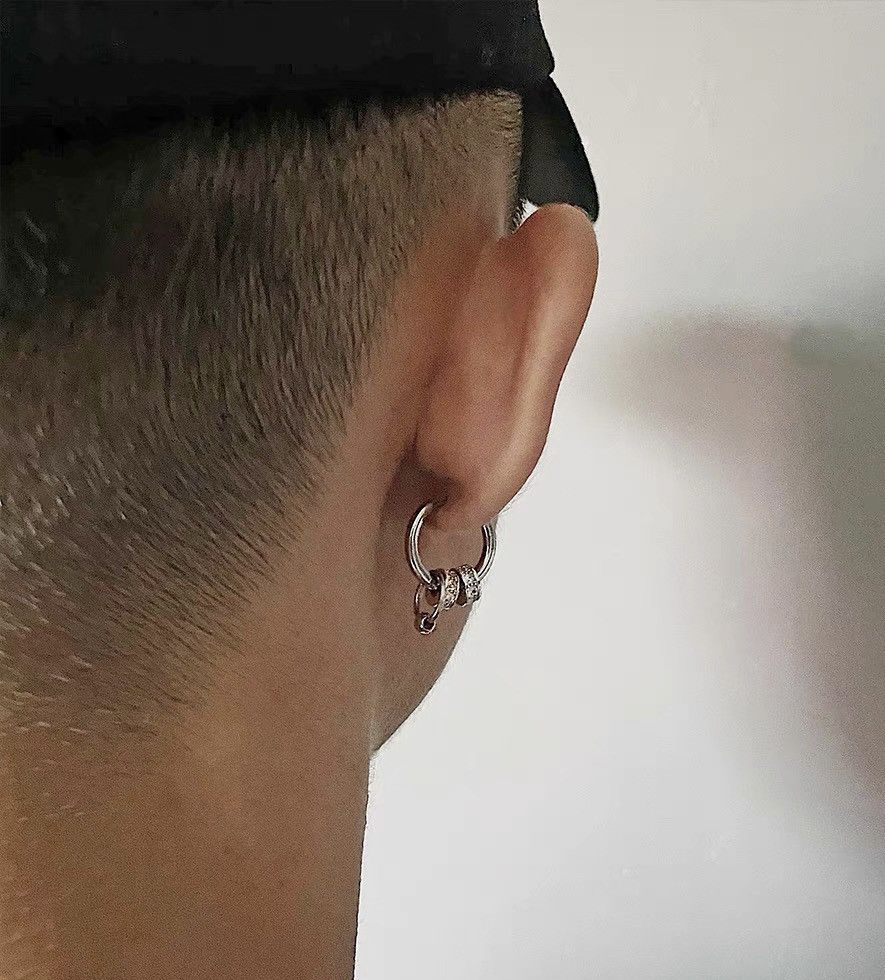 Designer × Vintage Retro punk earrings Size ONE SIZE - 1 Thumbnail