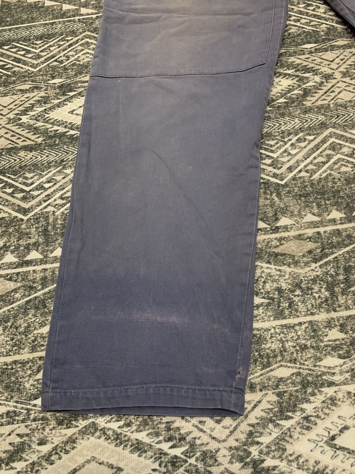 Yohji Yamamoto 🔥DOUBLE KNEE🔥YS FOR MEN RARE FADED PANT Size US 35 - 4 Thumbnail