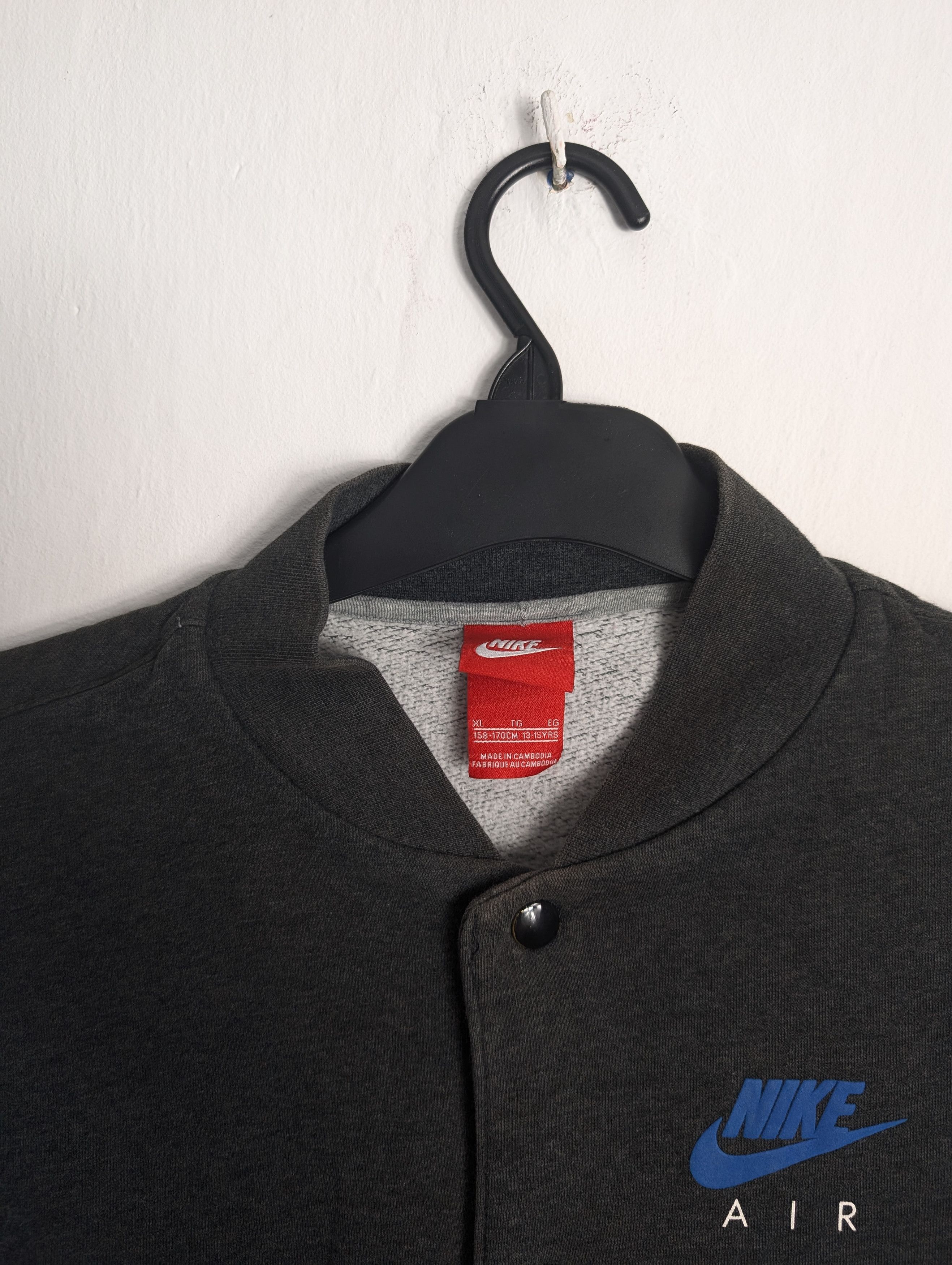 Nike Nike Varsity Jacket Cotton Sweatshirt College Stretwear Size US S / EU 44-46 / 1 - 4 Thumbnail