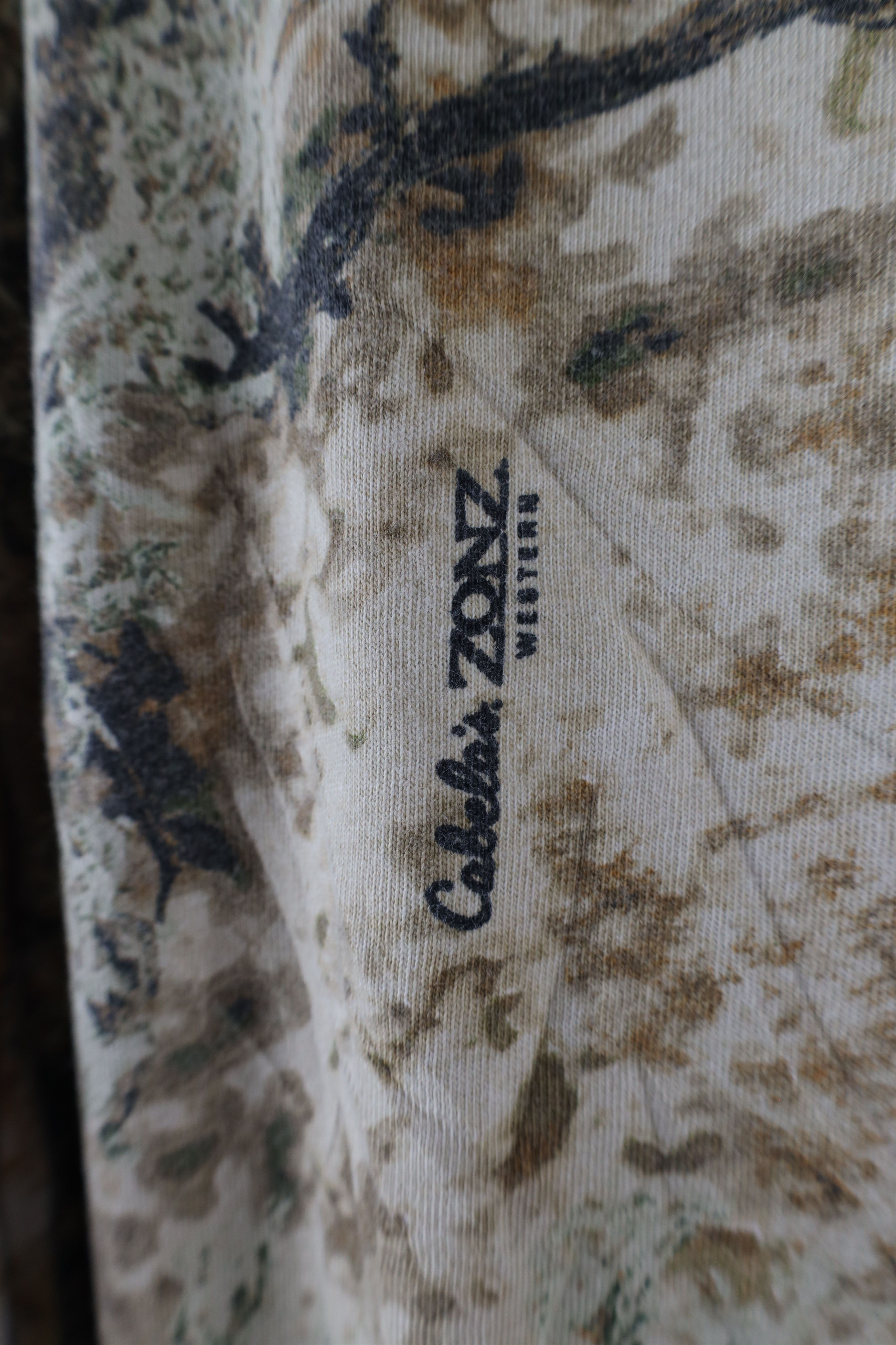Cabelas × Vintage Vintage Cabelas Faded Camouflage Long Sleeve T-Shirt Cotton Size US XL / EU 56 / 4 - 4 Thumbnail