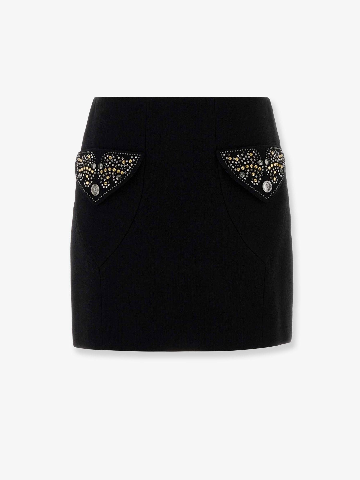 Virgin Wool Mini Skirt