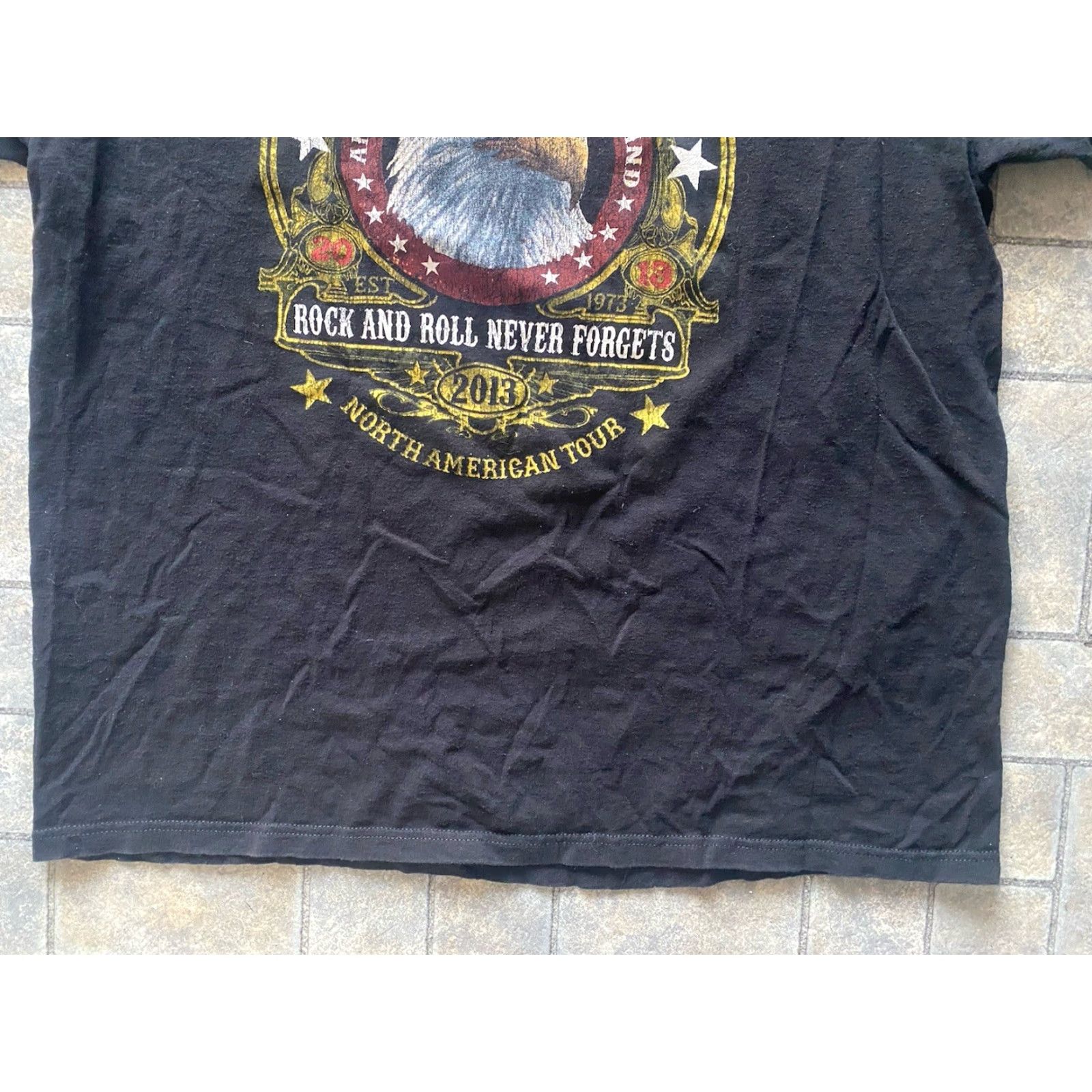 Anvil VINTAGE Anvil T Shirt 2013 Bob Seger Rock And Roll Never Forgets Tour Black Men’s XL Size US XL / EU 56 / 4 - 2 Thumbnail