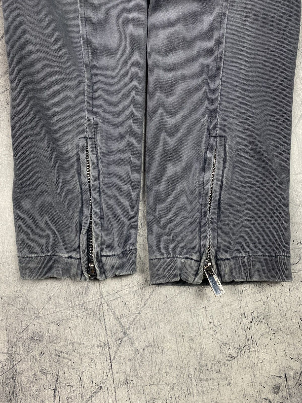 Armani Armani Jeans Grey Asymmetrical Biker Motorcycle Jacket Y2K Size XL / US 12-14 / IT 48-50 - 18 Thumbnail