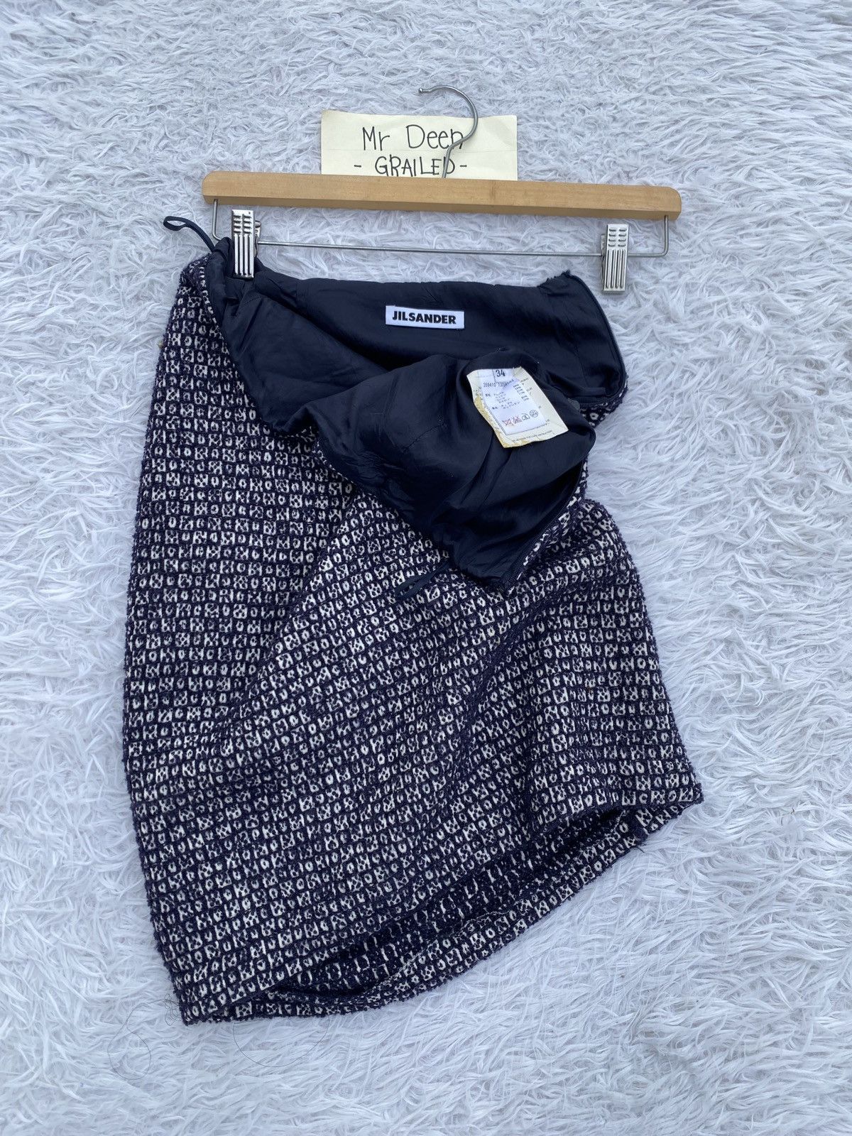 Jil Sander Rare Vintage JIL SANDER Knitted Skirt Size 27" / US 4 / IT 40 - 7 Thumbnail