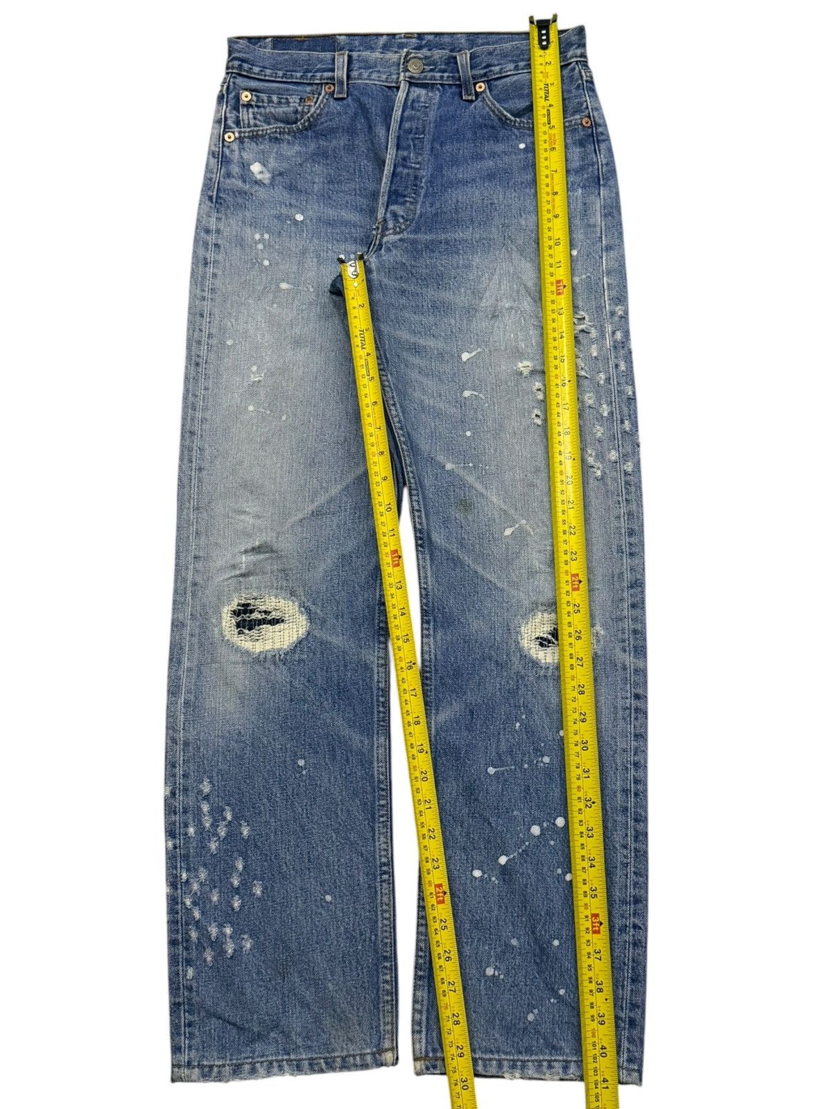 Levi's Vintage 90s Levi’s 501 USA Jeans | Regular Straight | W30 Size US 30 / EU 46 - 16 Thumbnail