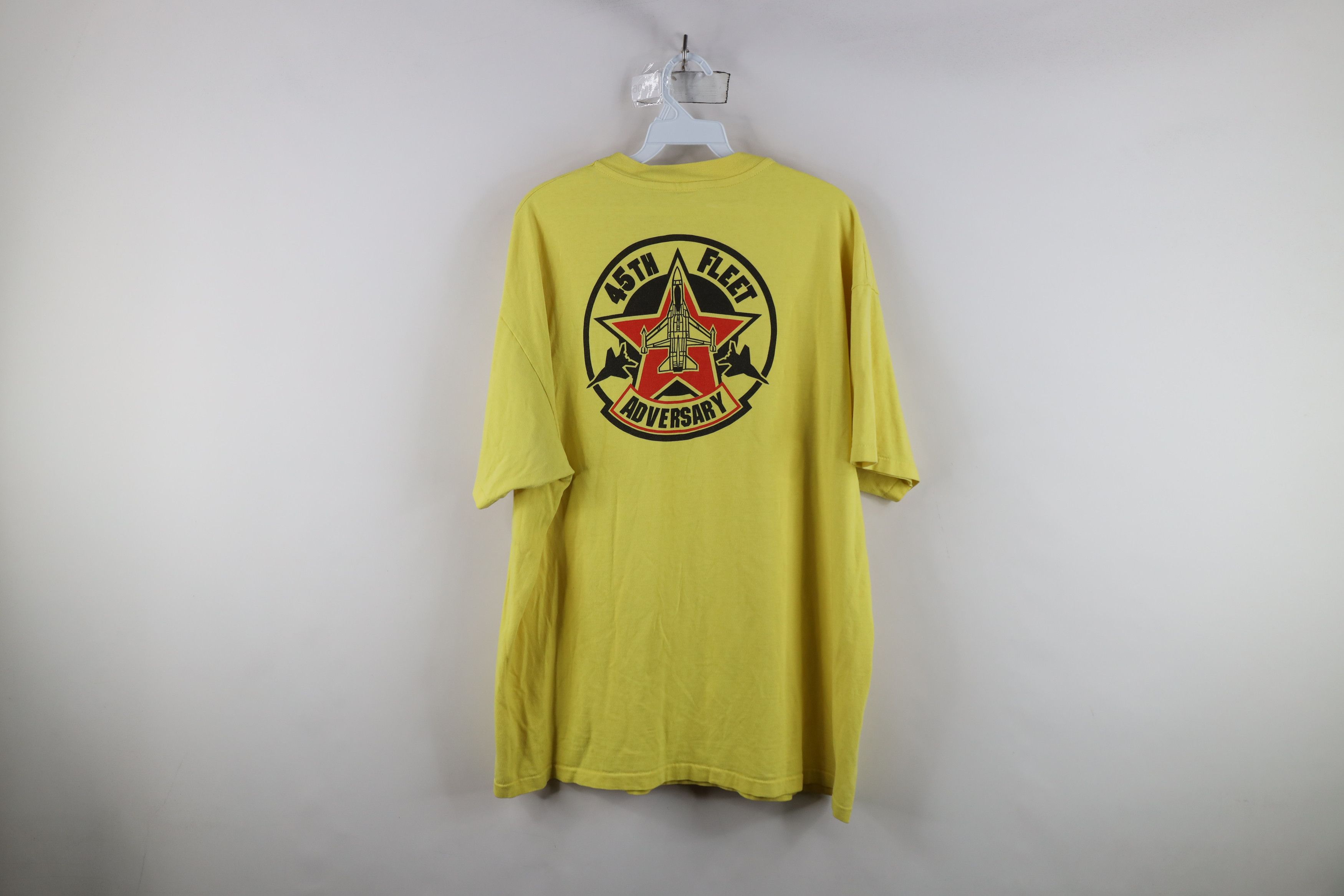 Vintage Vintage 90s Key West 45th Fleet Adversary Jet Plane T-Shirt Size US XL / EU 56 / 4 - 13 Thumbnail