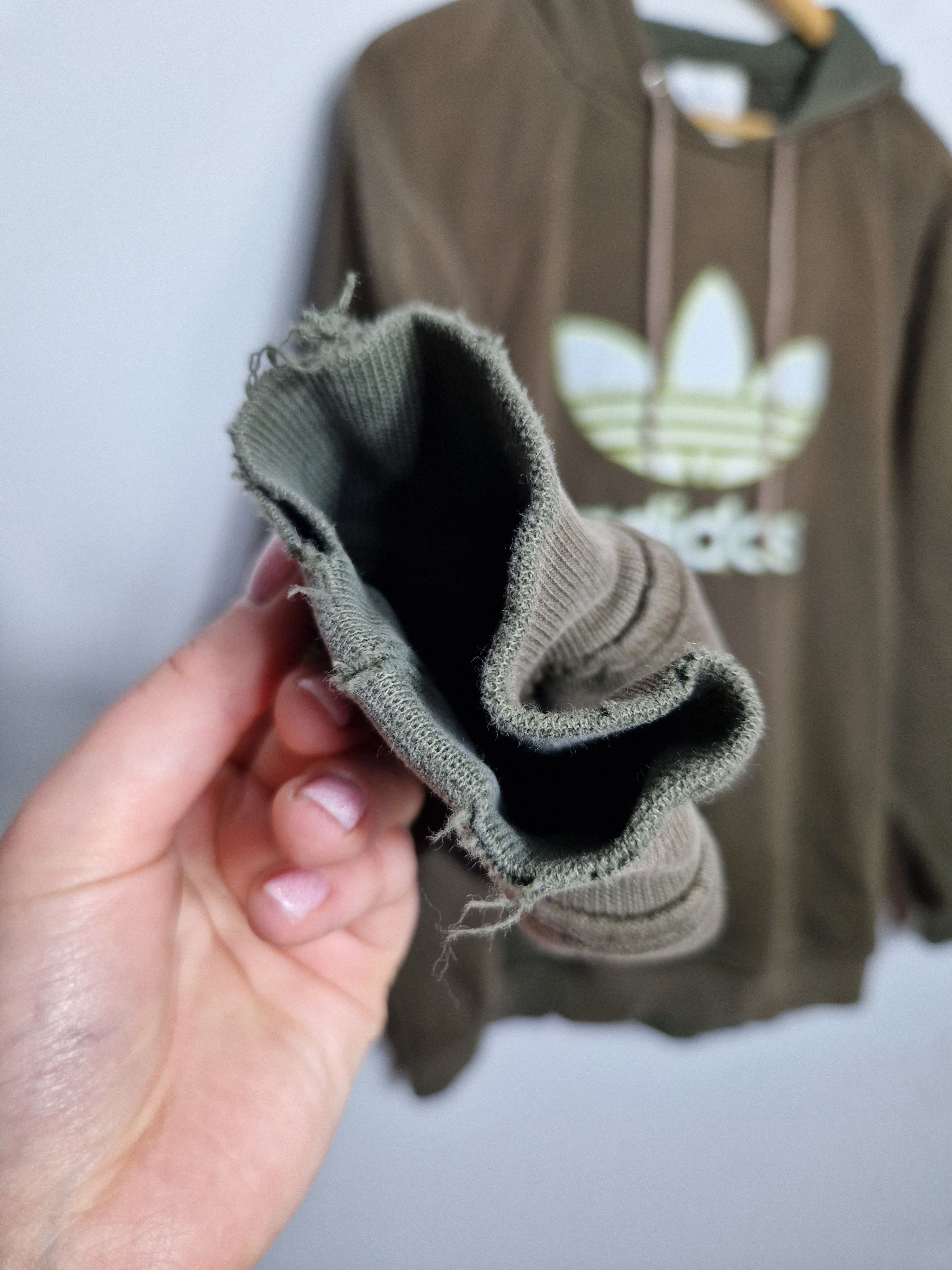 Adidas Adidas vintage 80s brown hoodie Size US L / EU 52-54 / 3 - 9 Thumbnail