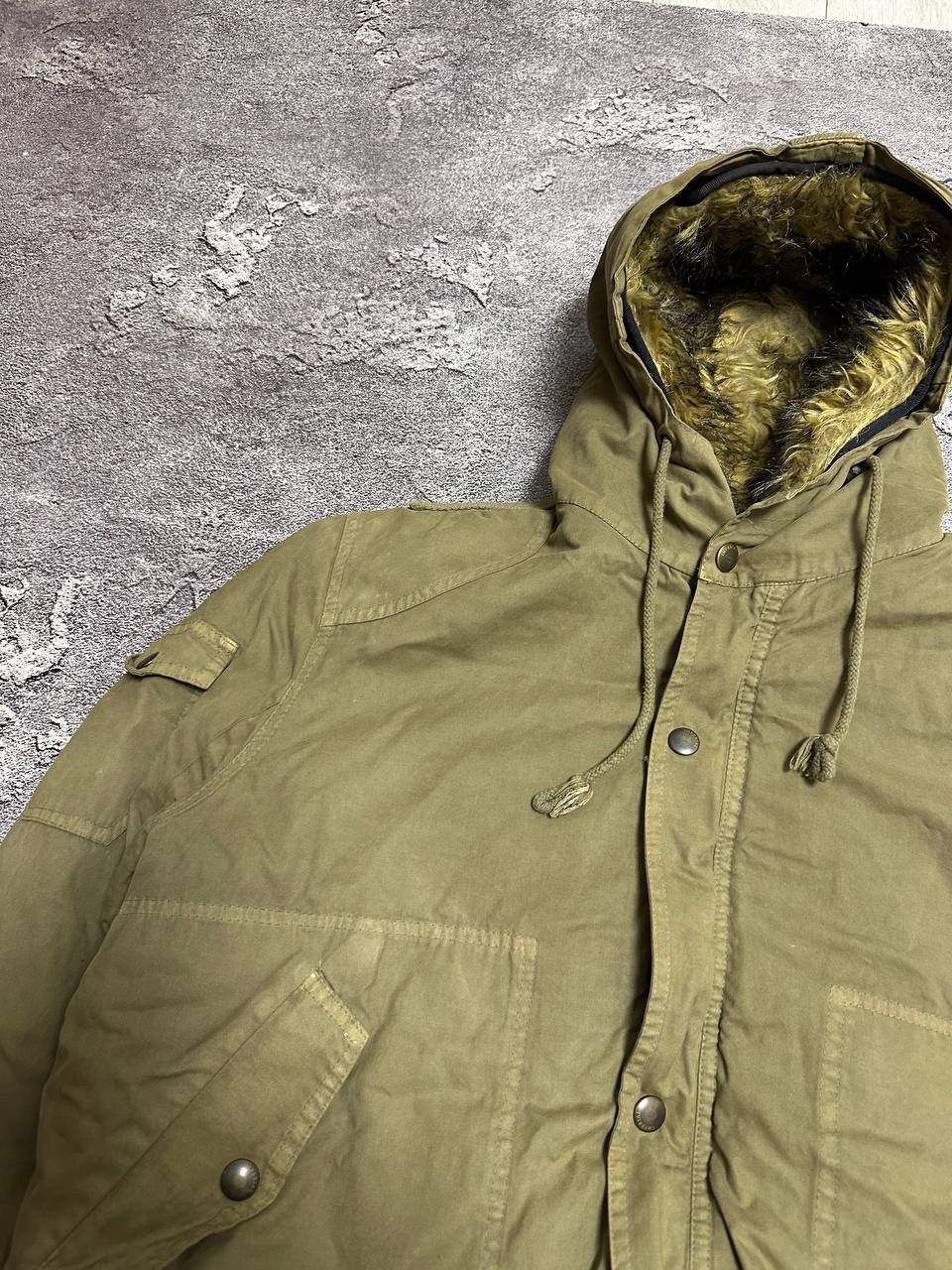 If Six Was Nine × Vintage Avantgarde faded faux fur bomber jacket , vintage, japanese Size XL / US 12-14 / IT 48-50 - 4 Thumbnail