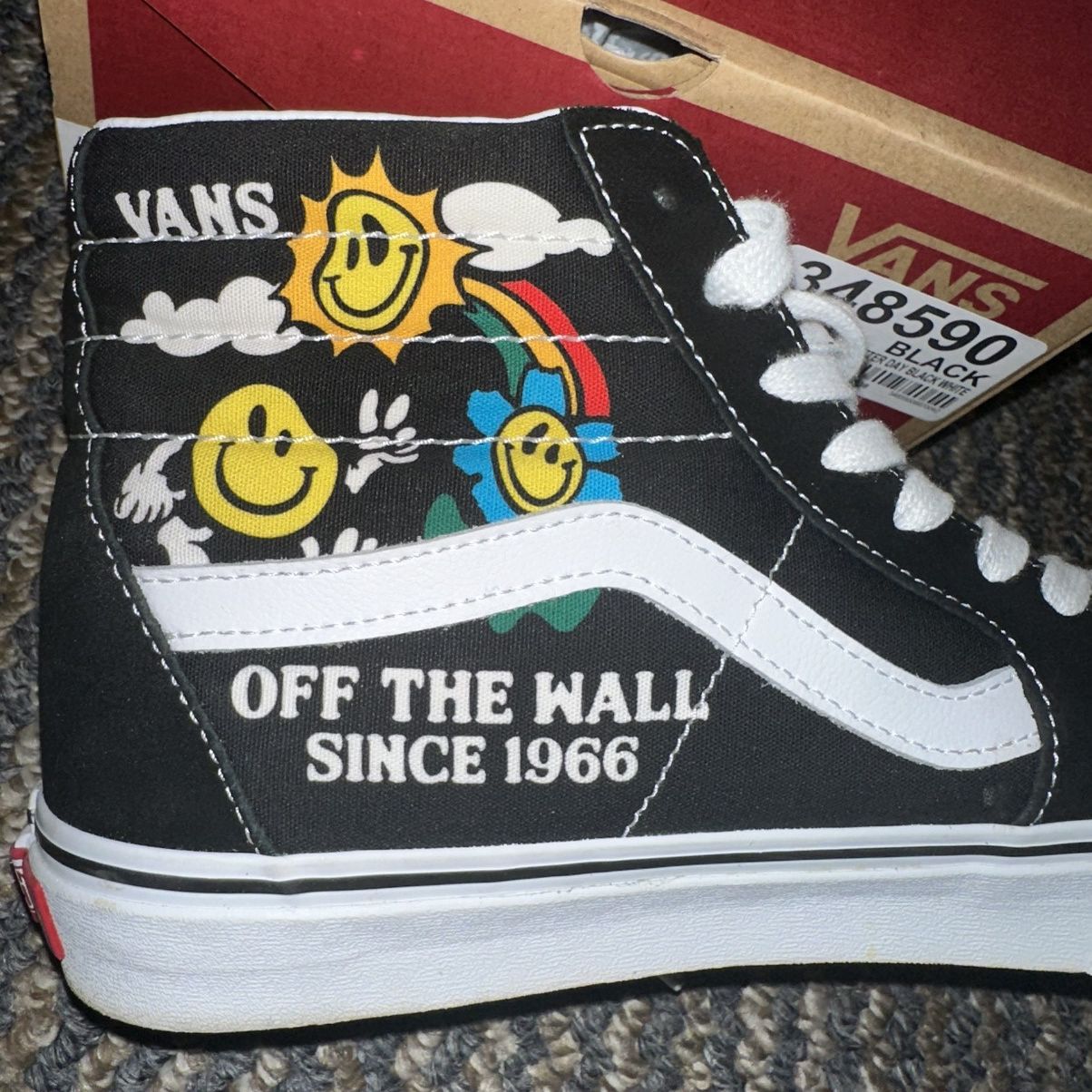 Vans × Zumiez Vans Sk8-Hi Better Day Black & White Skate Shoes Size US 10.5 / EU 43-44 - 5 Thumbnail