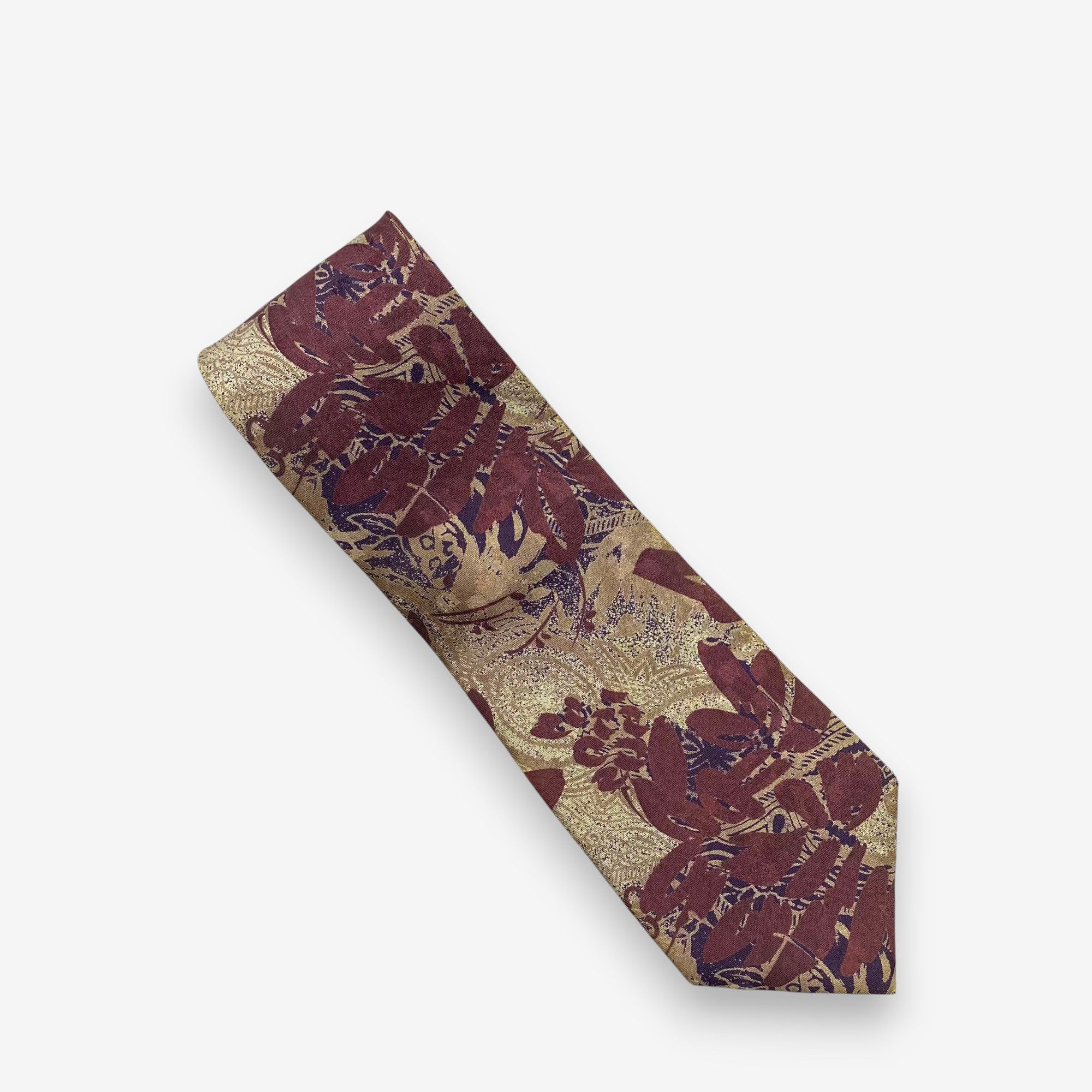 Japanese Brand Vintage Sonia Rykiel Homme SILK Necktie Cravate Pure Silk Size ONE SIZE - 2 Thumbnail
