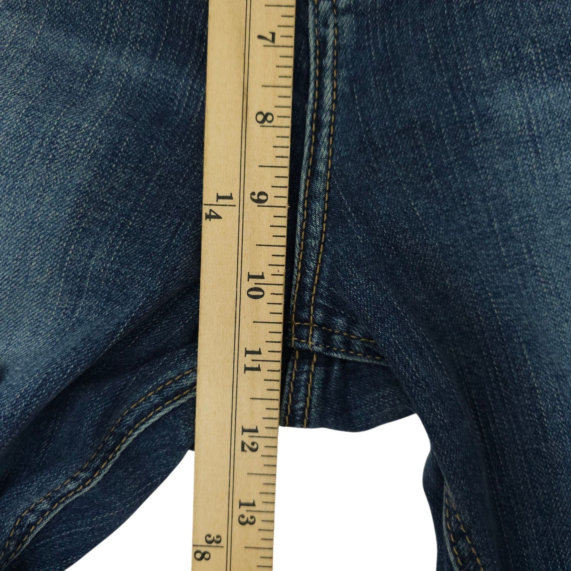 Silver Jeans Co. Silver Jeans Beau Denim Distressed Ripped Womens 31x28 Mid R Size 31" - 14 Thumbnail