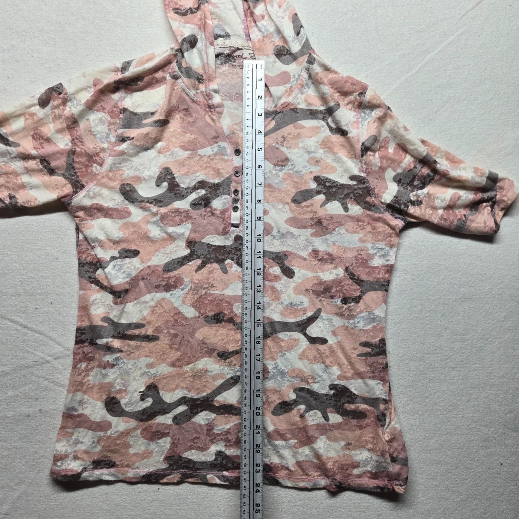 Vintage VINTAGE North River Outfitters Pink Camo Hoodie Adult Women's XL Lightweight Regular Fit Size XL / US 12-14 / IT 48-50 - 6 Thumbnail