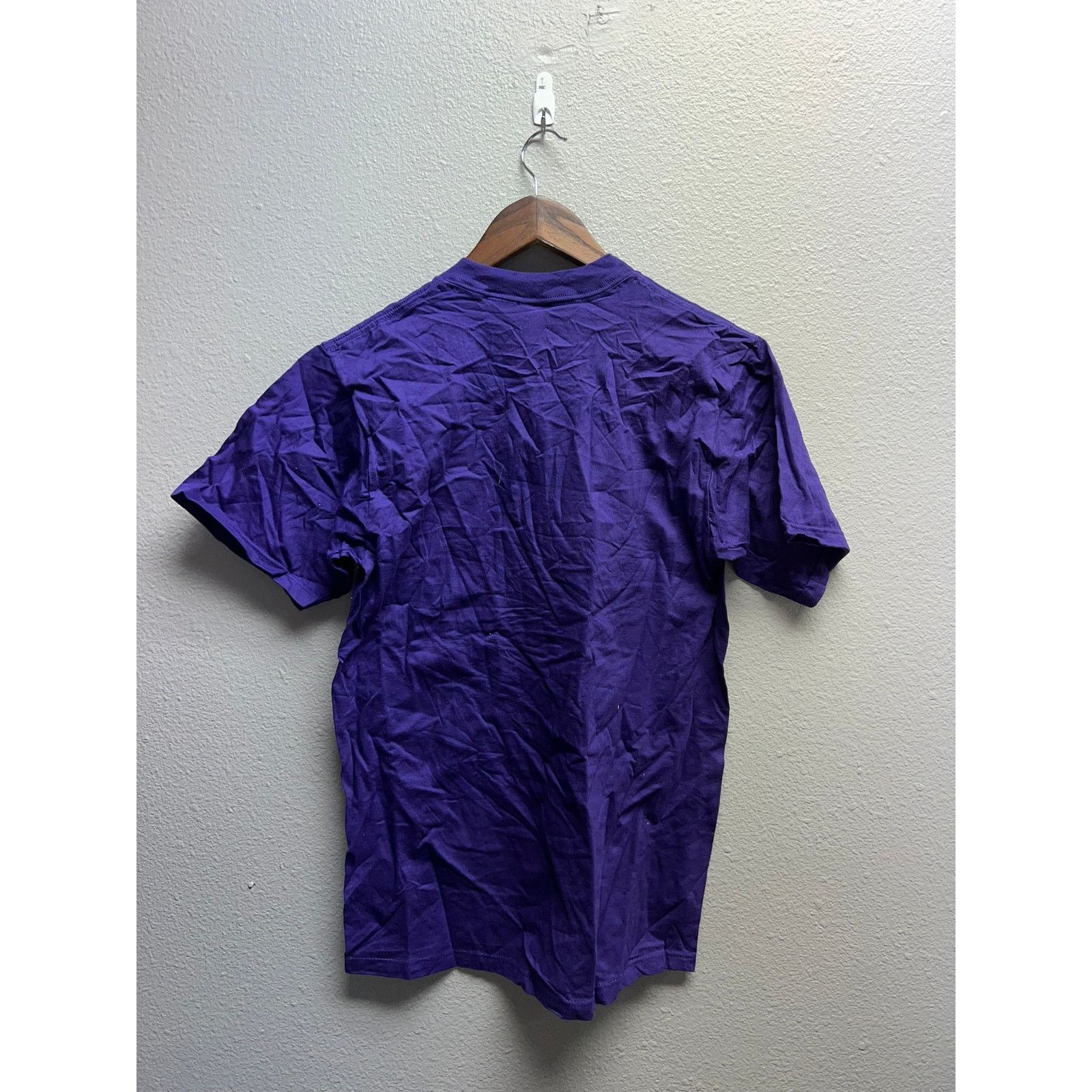 Jerzees 90s Vintage Jerzees 100% Combed Cotton Purple Blank Shirt M Size US M / EU 48-50 / 2 - 5 Thumbnail