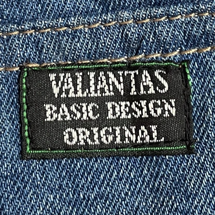 Japanese Brand × Vintage Vintage Brand Valiantas Fur Denim Vest 1990s Size US XL / EU 56 / 4 - 12 Thumbnail