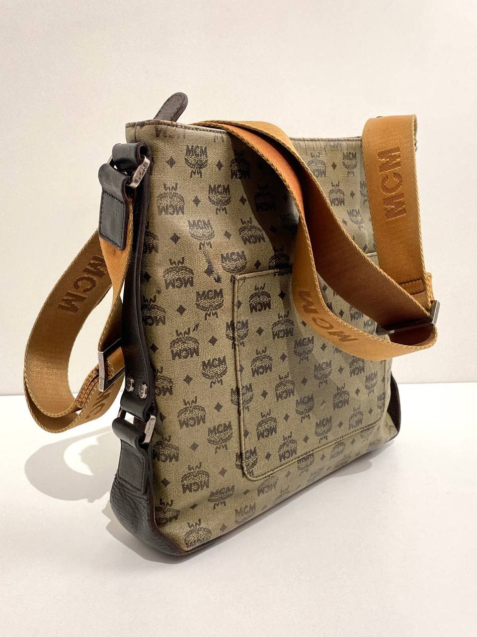 MCM MCM Logo Visetos Monogram Leather Cross Shoulder Bag Vintage Size ONE SIZE - 6 Thumbnail