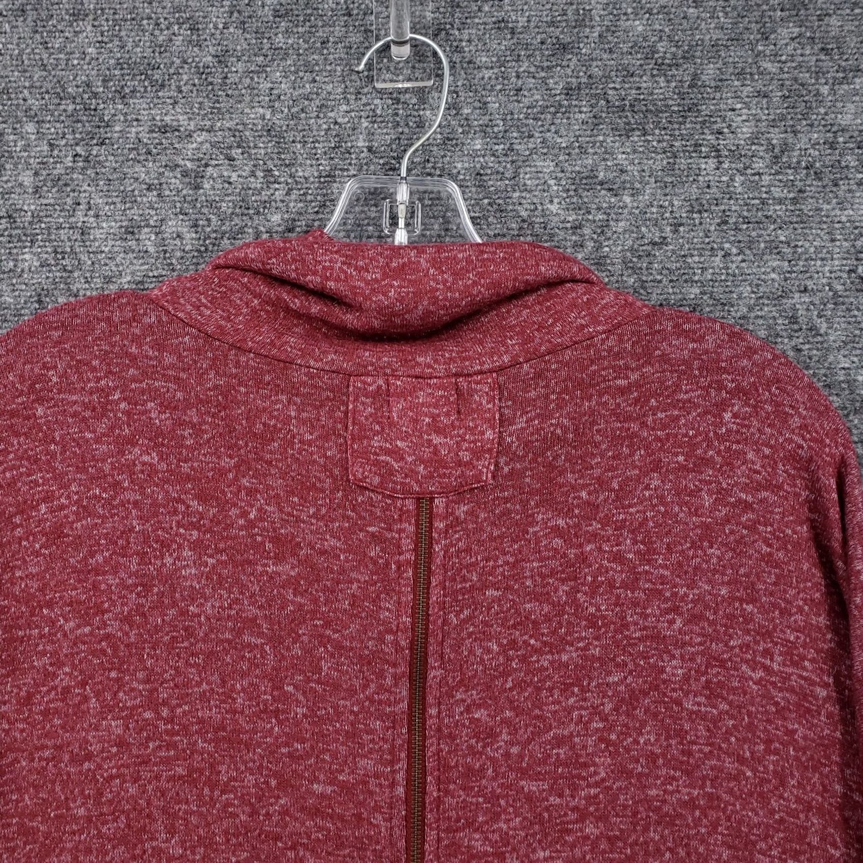 Vintage BKE Sweater Mens XS Red Pull Over High Neck Knit Rayon Back Zip Size US XS / EU 42 / 0 - 3 Thumbnail