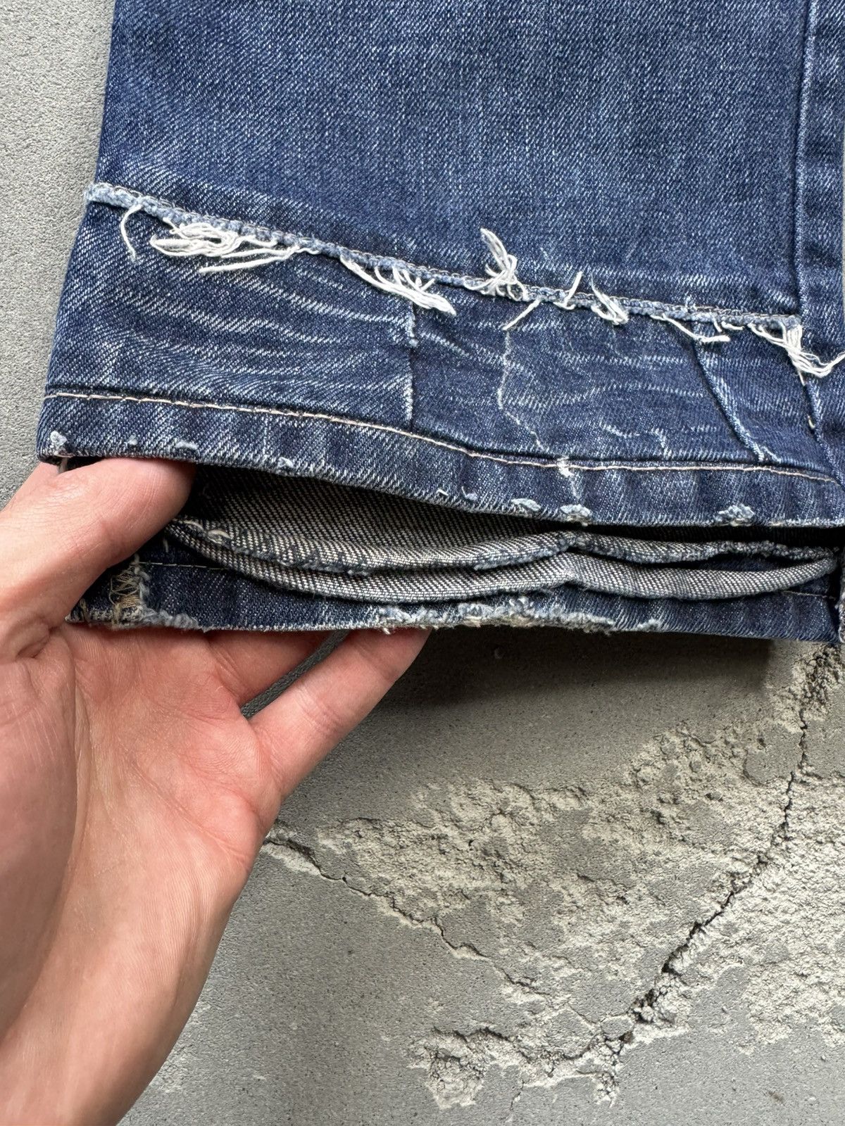 Marithe + Francois Girbaud Vintage Marithe Francois Girbaud Jeans Distressed Pants Size US 32 / EU 48 - 6 Thumbnail