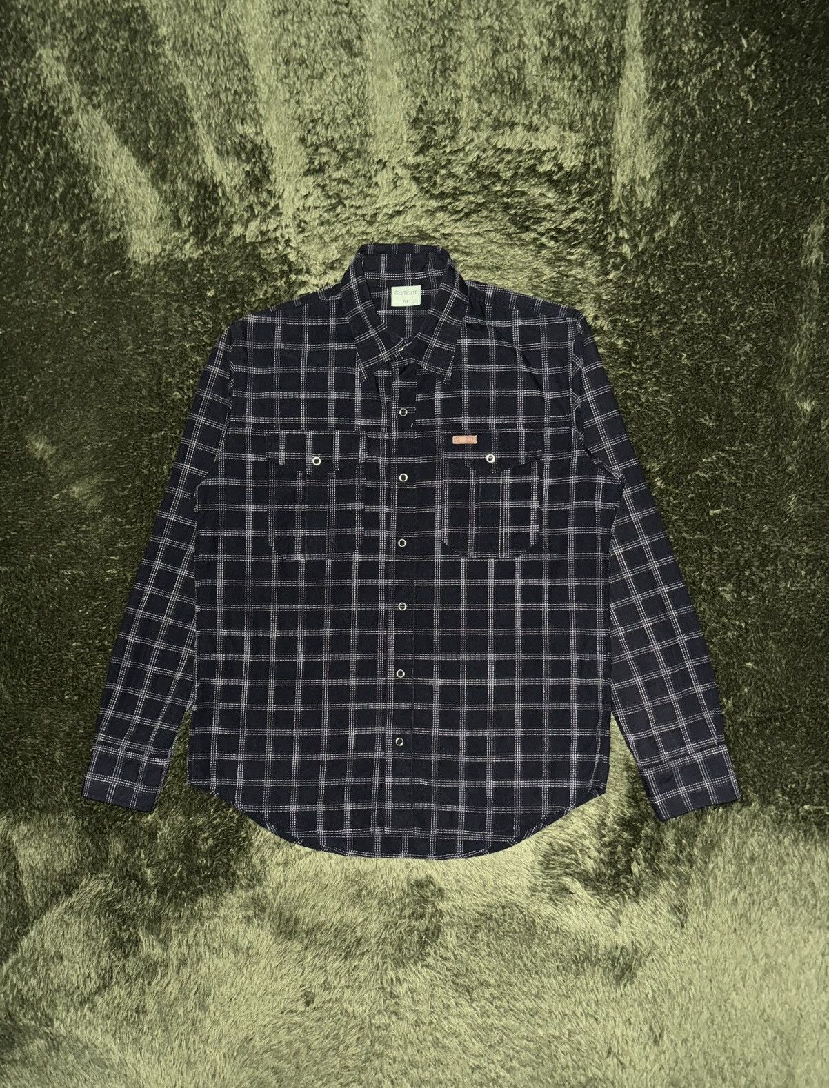 Carhartt [M] Carhartt Japan Release Windowpane Check Work Shirt Size US M / EU 48-50 / 2 - 1 Thumbnail