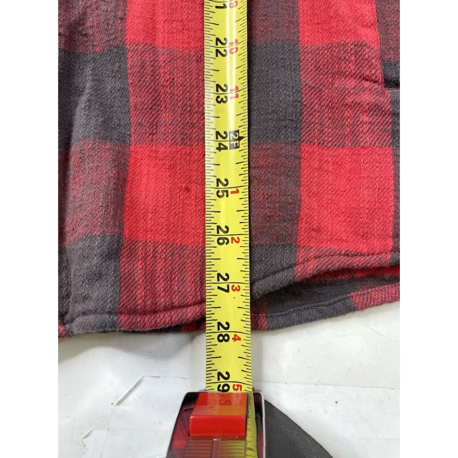 Vintage LL Bean Signature Hooded Shirt Mens Large Slim Plaid Heritage Textured Flannel Shirt Size US L / EU 52-54 / 3 - 6 Thumbnail