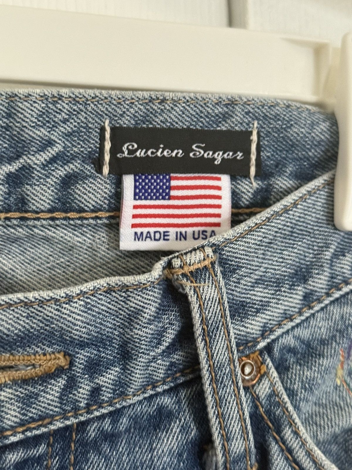 Other Comicon Denims Lucien Sagar Patch Jeans Size US 32 / EU 48 - 2 Thumbnail