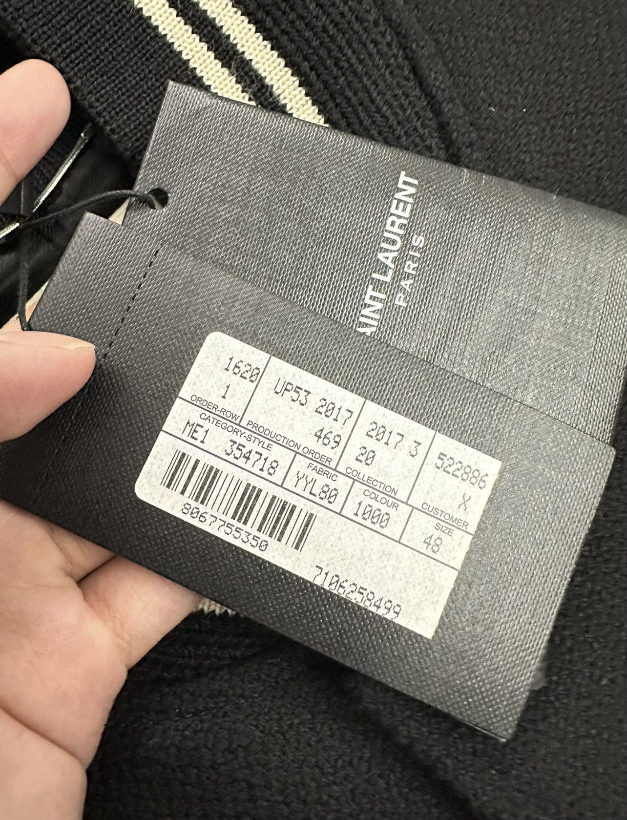 Saint Laurent Paris *2018* NEW Saint Laurent Paris Teddy Jacket Sz. 44 Size US M / EU 48-50 / 2 - 10 Thumbnail