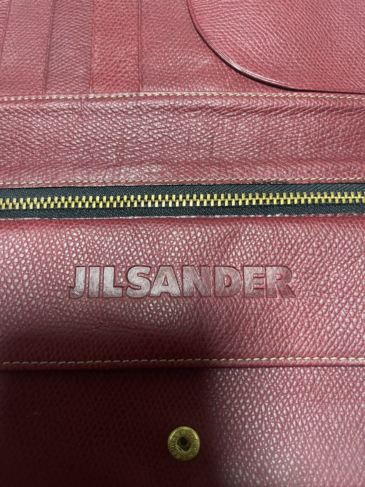 Jil Sander Jil Sander Vintage RARE Leather Folding Wallet West Germany Size ONE SIZE - 3 Thumbnail