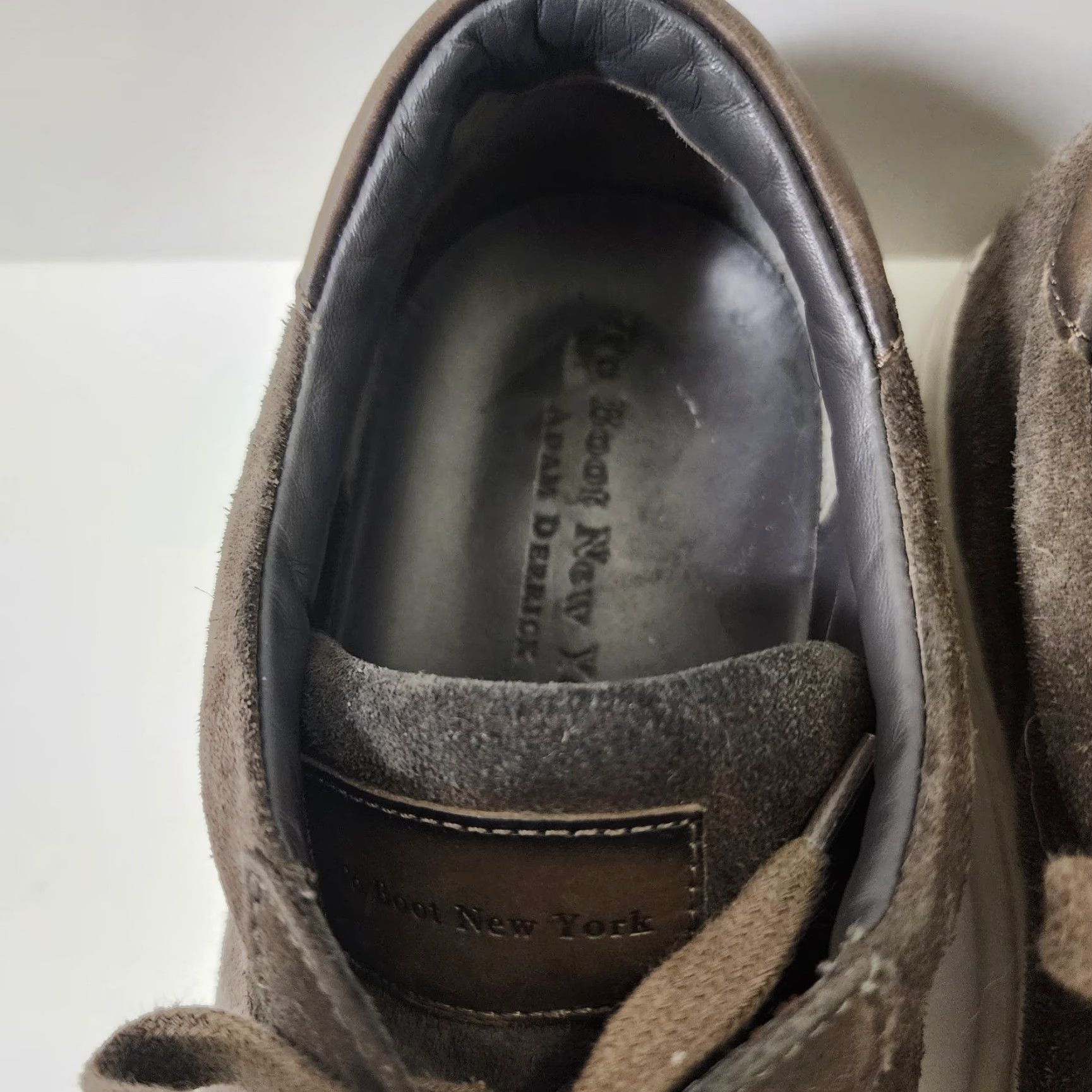 To Boot New York To Boot New York Sneaker Mens 10 Dark Brown Suede Casual Comfort Cushioned Leather Lining Italy Rubber Sole Charlie Adam Derrick Charlie M Casual Shoe Size US 10 / EU 43 - 4 Thumbnail