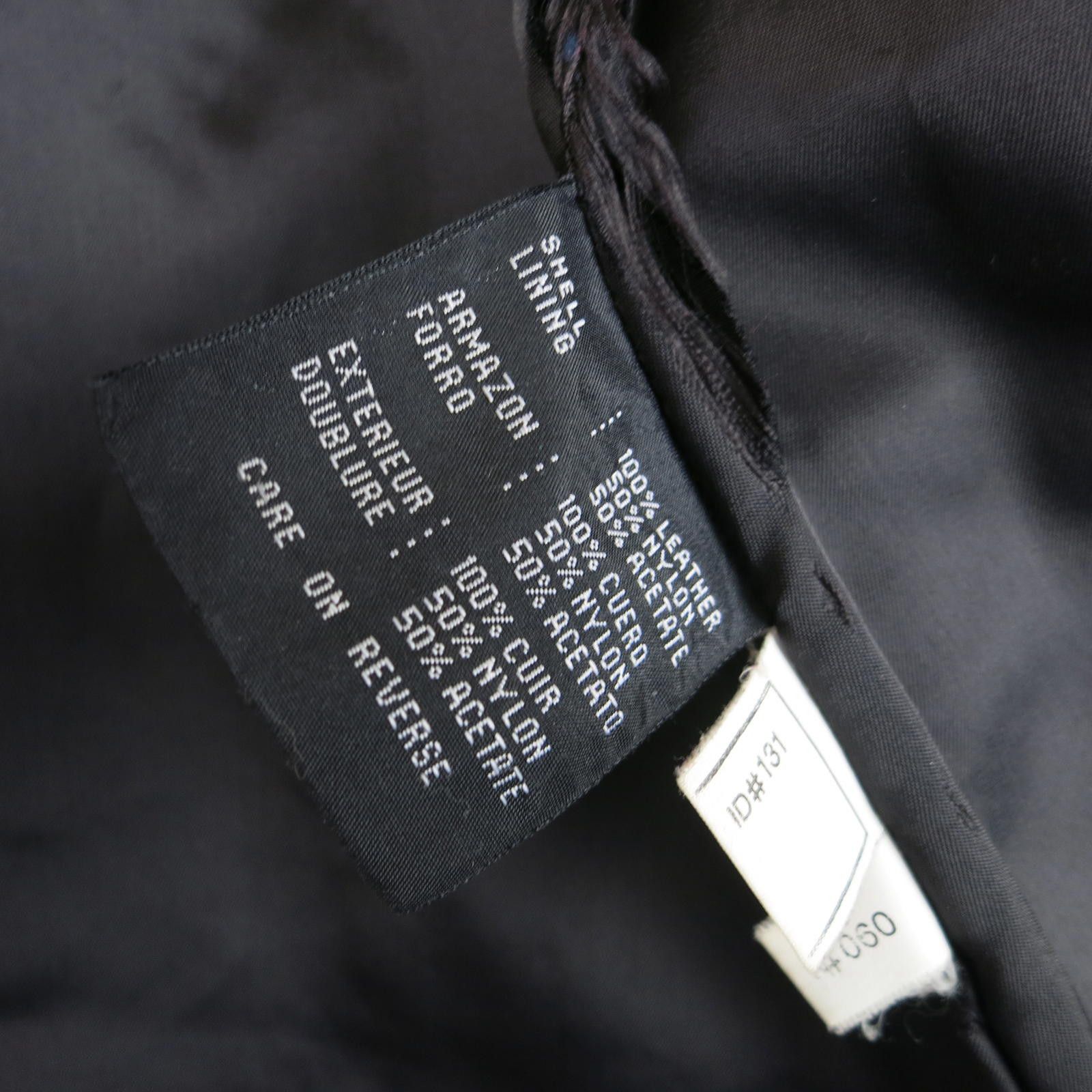 Other Kenneth Cole Reaction Black Leather Jacket Women's Medium Size M / US 6-8 / IT 42-44 - 5 Thumbnail