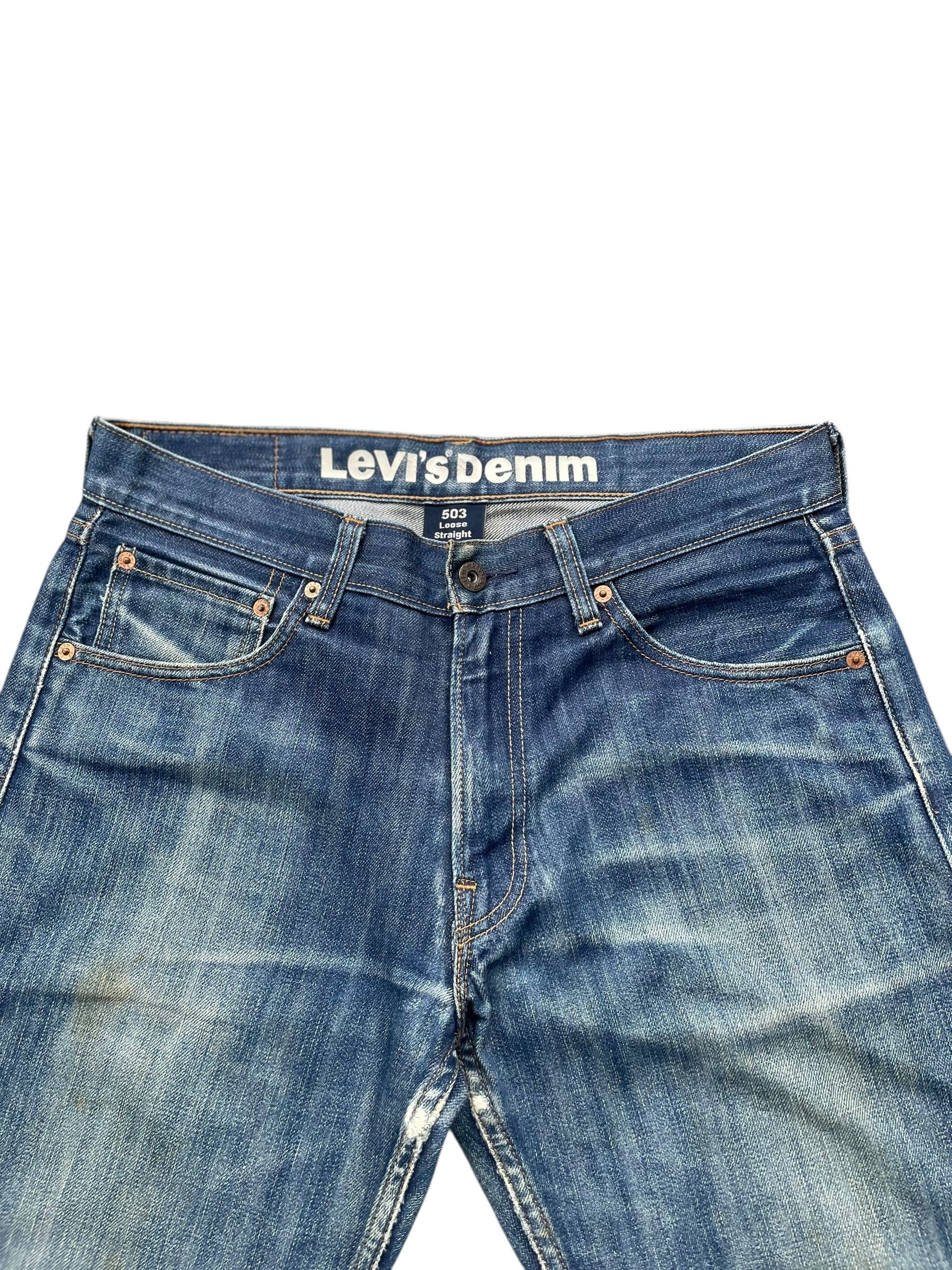 Levi's Levis 503 Faded & Distresed Size US 33 - 3 Thumbnail