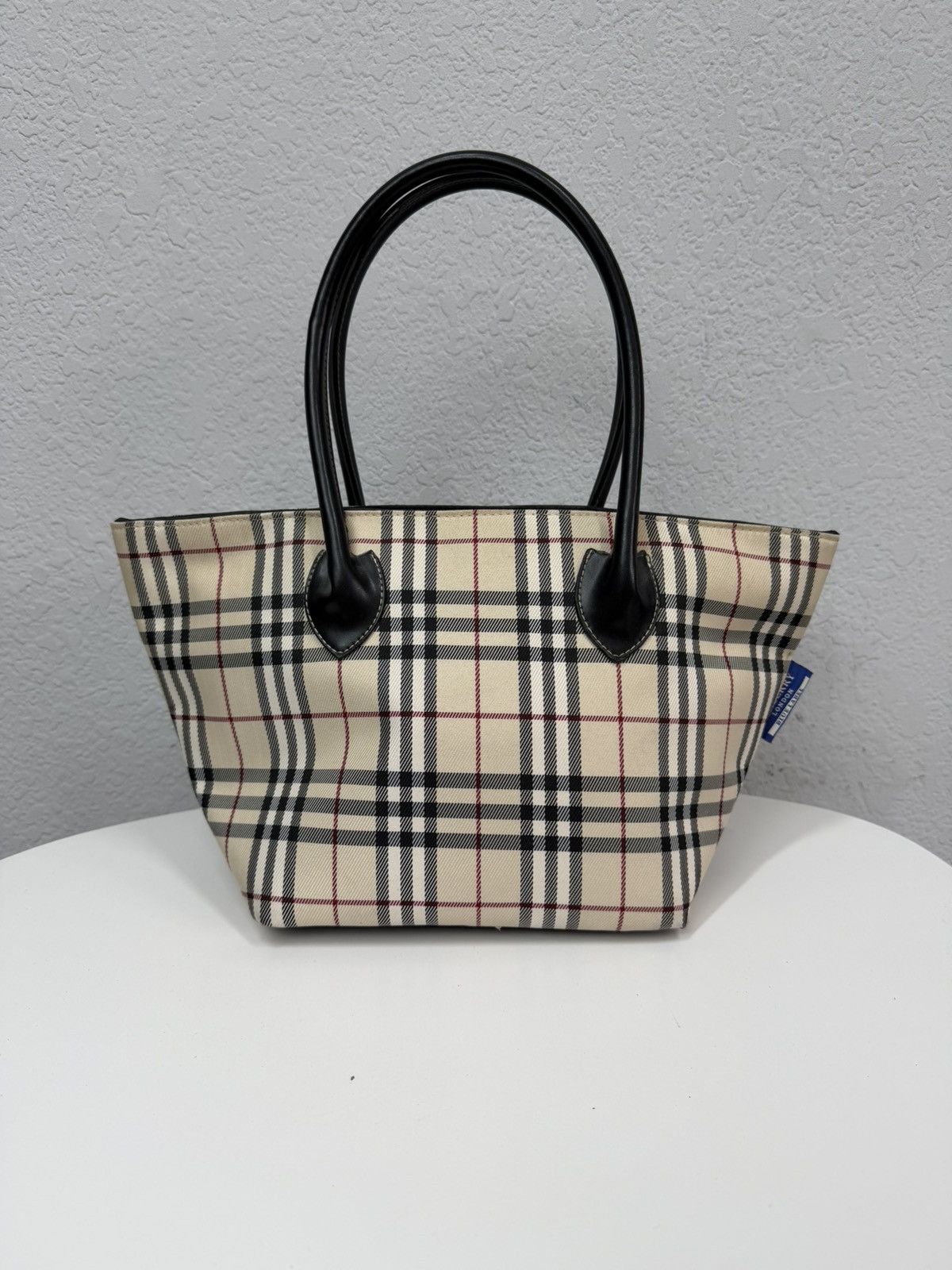 Burberry Vintage Burberry Nova Check Beige Bag Y2K Plaid Small Size ONE SIZE - 1 Thumbnail