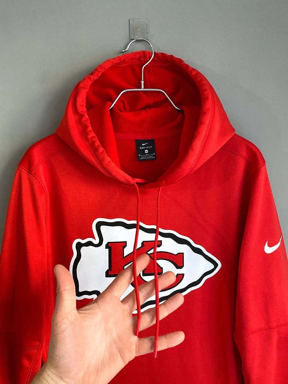 Nike Nike x NFL Kansas City Chiefs Men's Therma Fit Hoodie Size M Size US M / EU 48-50 / 2 - 7 Thumbnail