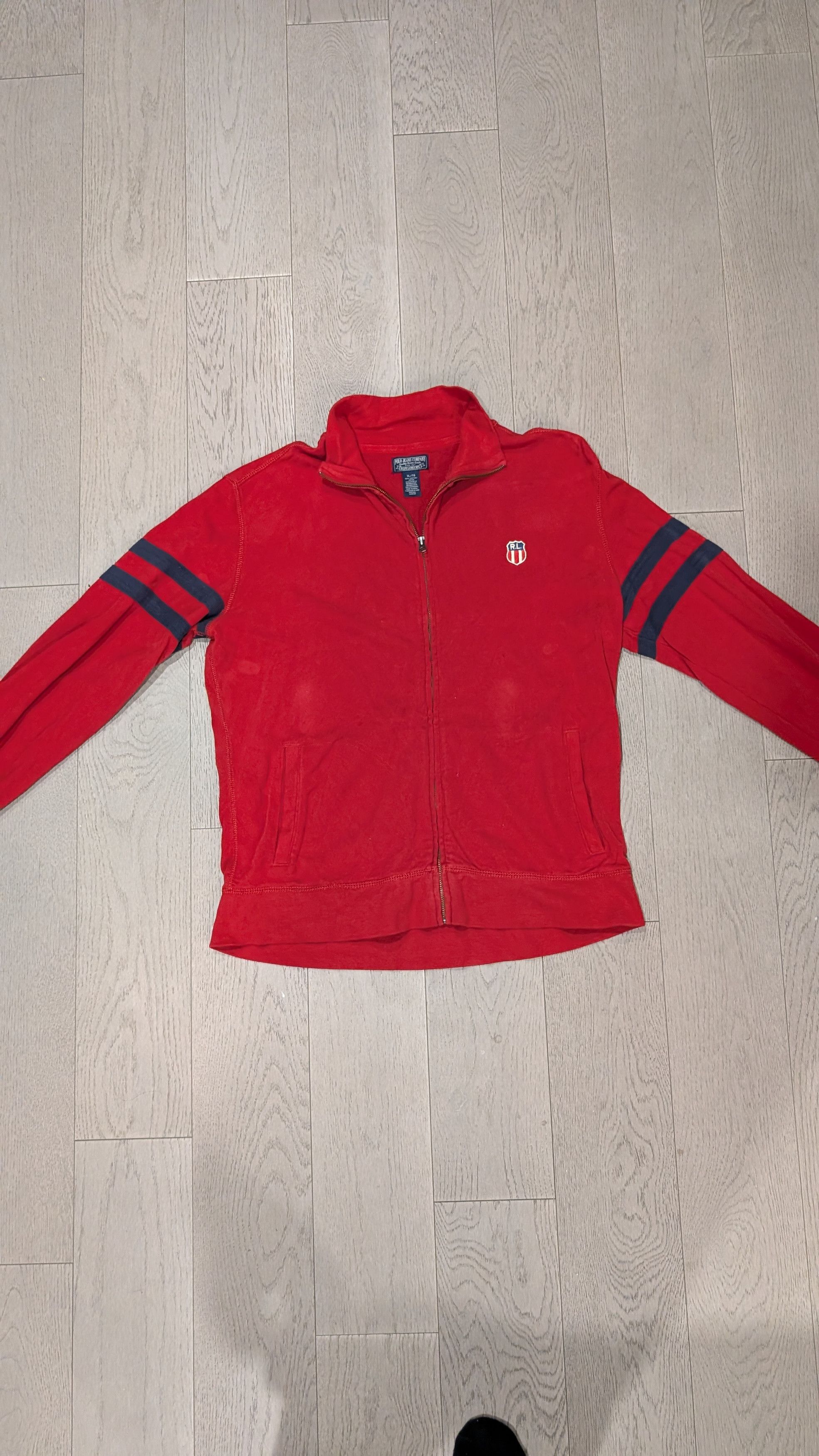 Ralph Lauren Vintage Ralph Lauren Polo Jeans Company Zip Up Size US XL / EU 56 / 4 - 5 Thumbnail