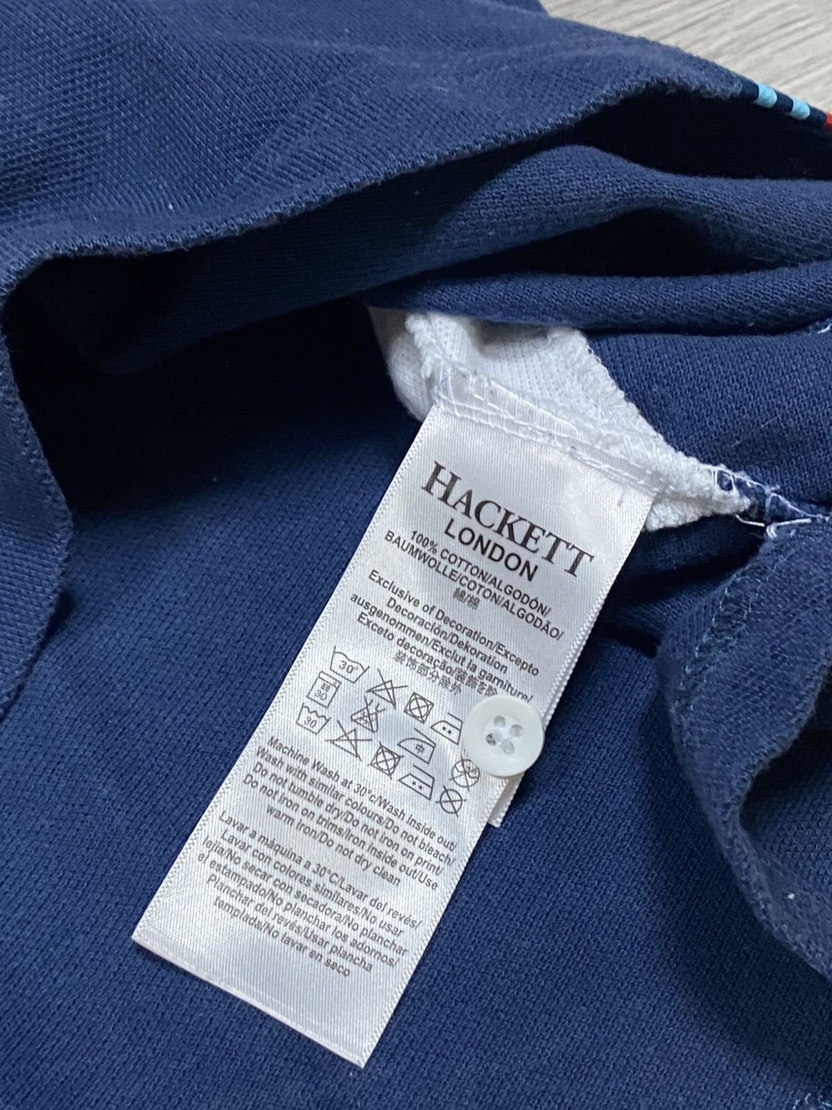Hackett Hackett Mercedes Martini polo multi logo shirt Size US L / EU 52-54 / 3 - 4 Thumbnail