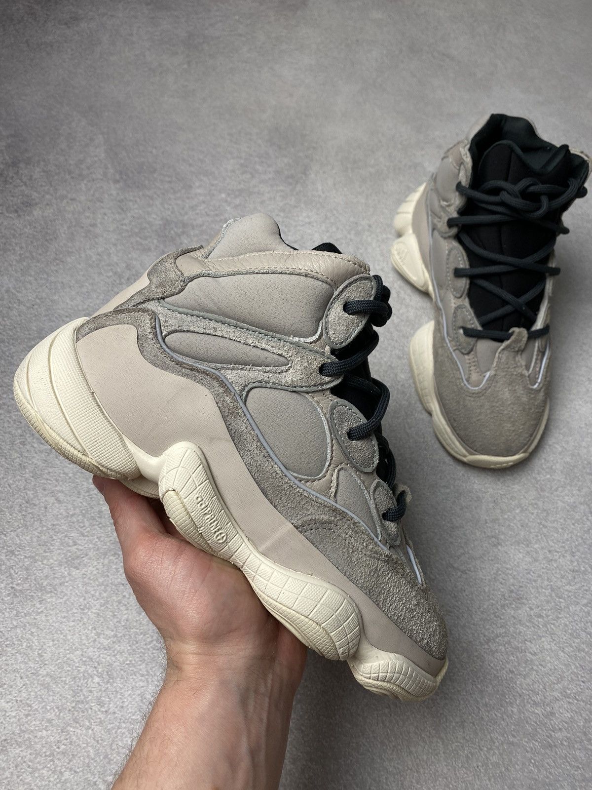 Yeezy Adidas Yeezy Boost 500 high Mist Stone GV7775 Size US 6 / IT 36 - 5 Thumbnail
