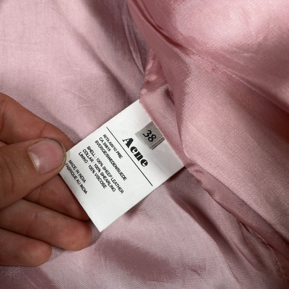 Acne Studios Acne Studios Rita Aviator leather jacket with fur collar Size M / US 6-8 / IT 42-44 - 13 Thumbnail