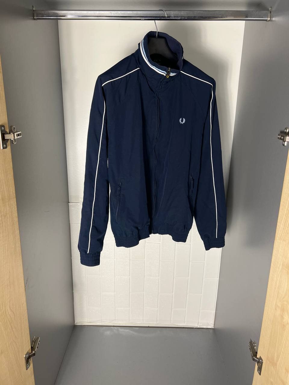 Fred Perry VINTAGE FRED PERRY FULL ZIP LIGHT JACKET CASUAL RETRO Y2K Size US M / EU 48-50 / 2 - 2 Thumbnail